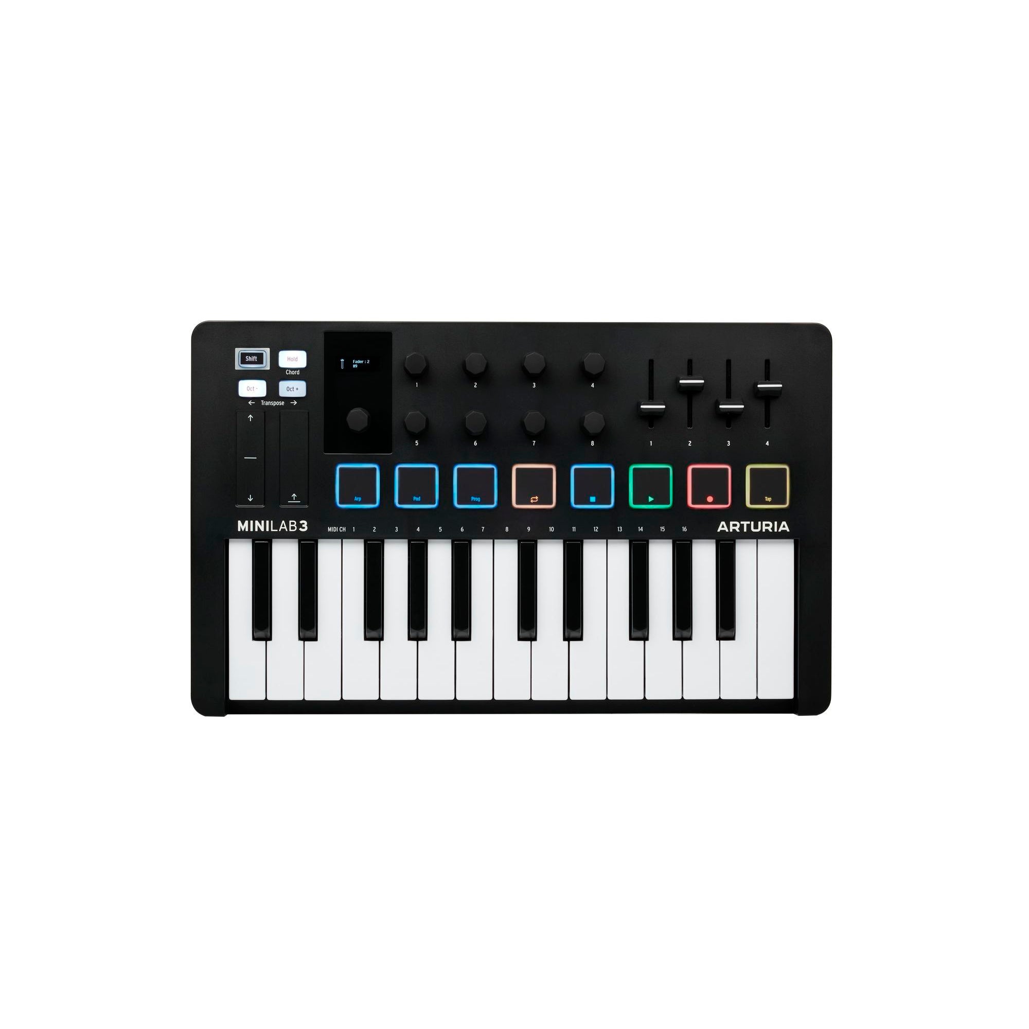 Controlador MIDI Arturia MiniLAB MK3 Black Edition