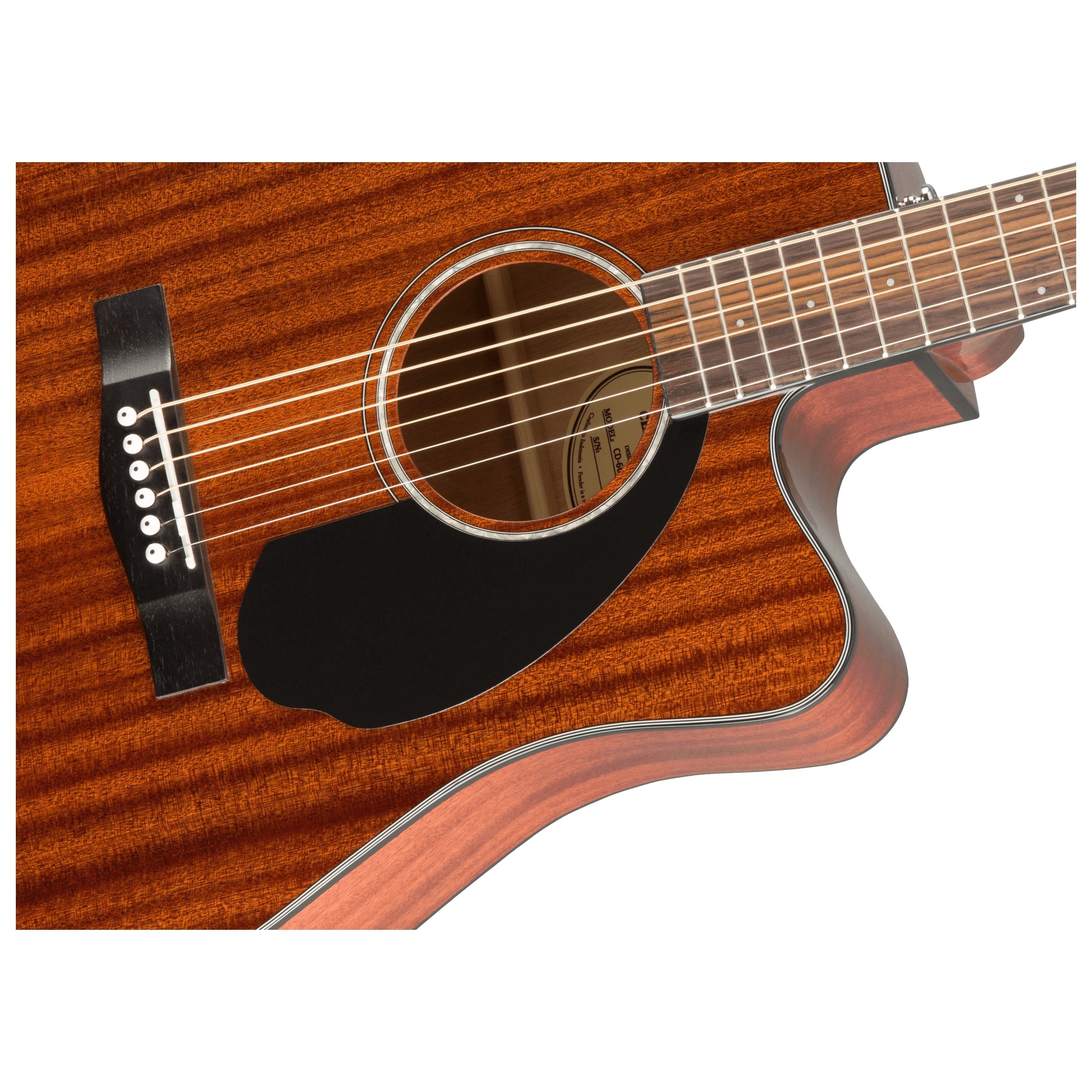 Guitarra Electroacustica Dreadnought Fender - CD-60SCE ALL-MAH