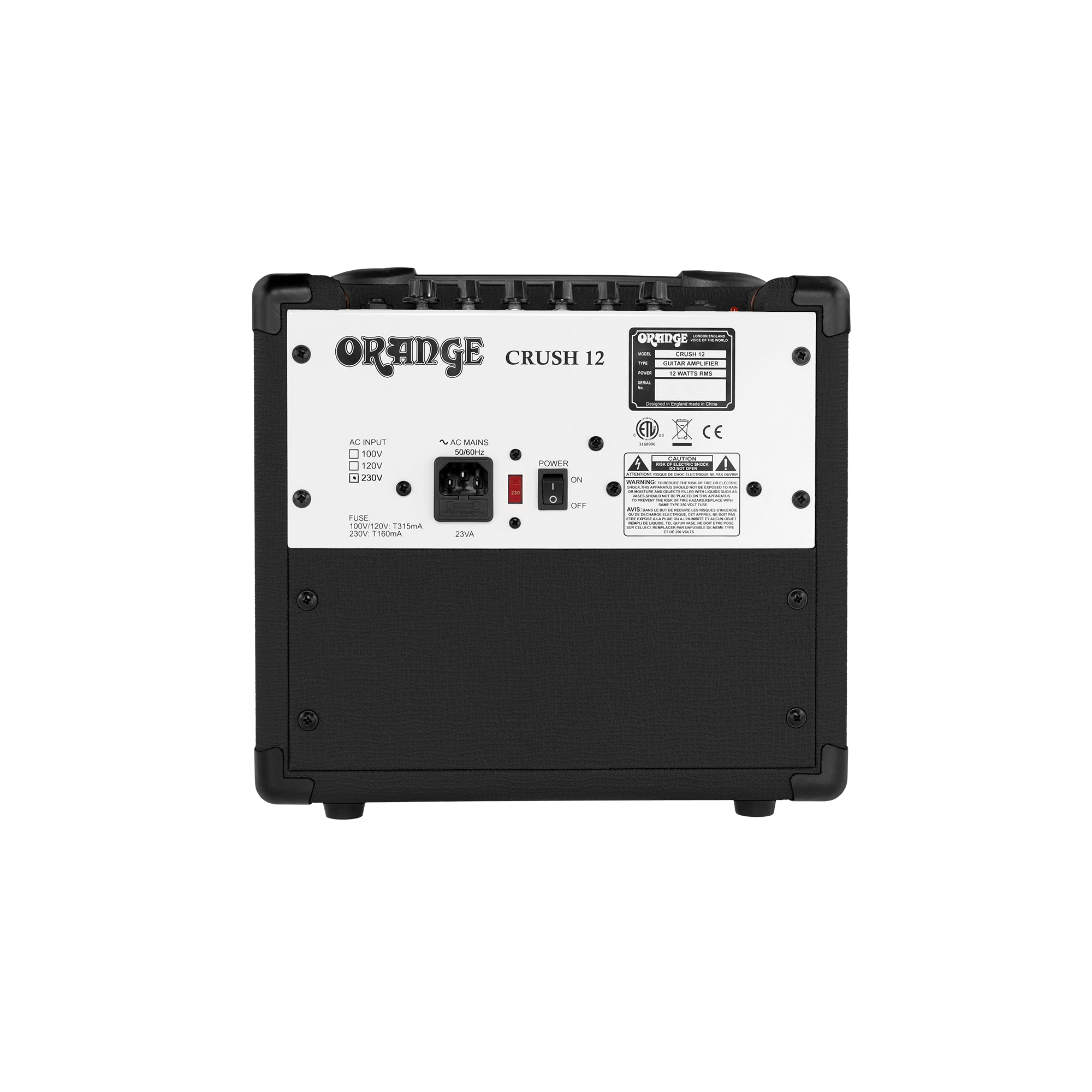 Amplificador Orange de 12W - CRUSH 12