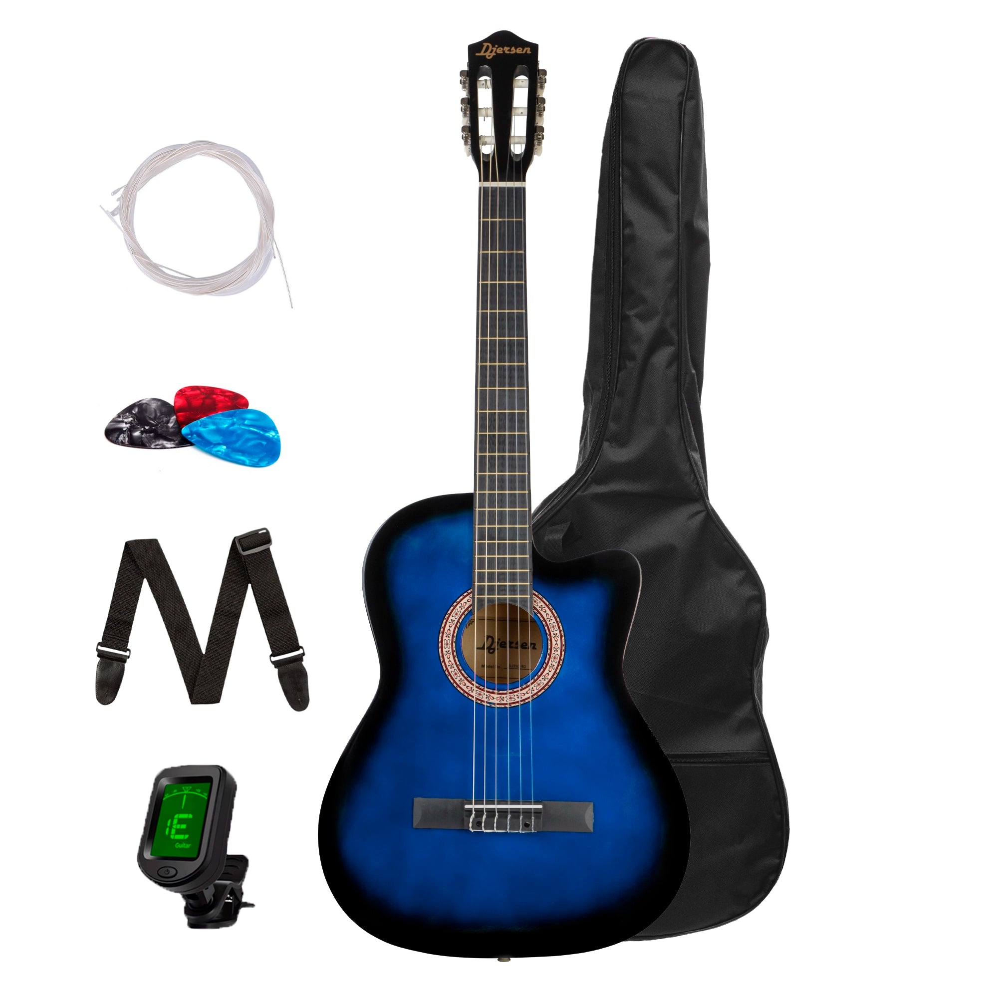 Guitarra Acústica Djersen - DJ39C-PC BK