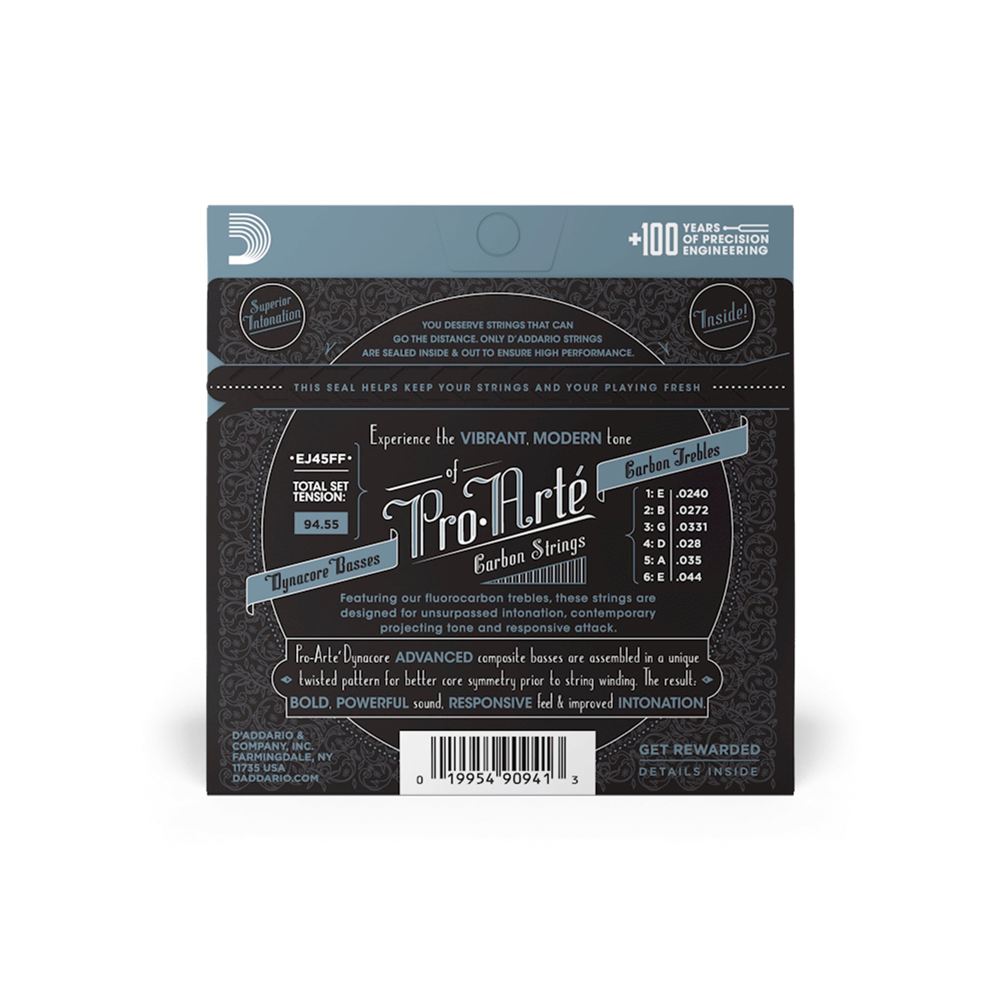 Set De Cuerdas Para Guitarra Acustica Daddario Pro Arte - EJ45FF