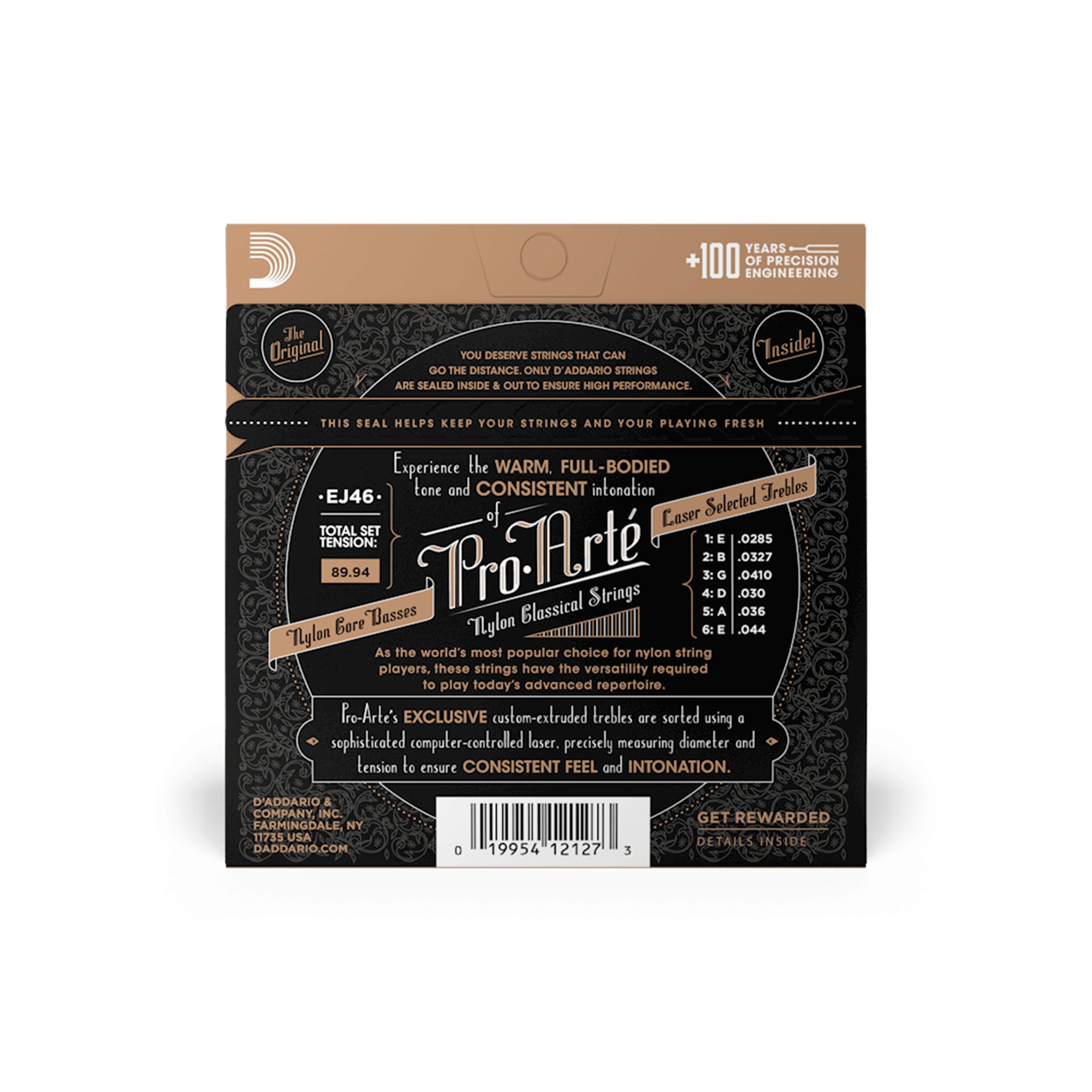 Set De Cuerdas Para Guitarra Acustica Daddario Pro arte - EJ46