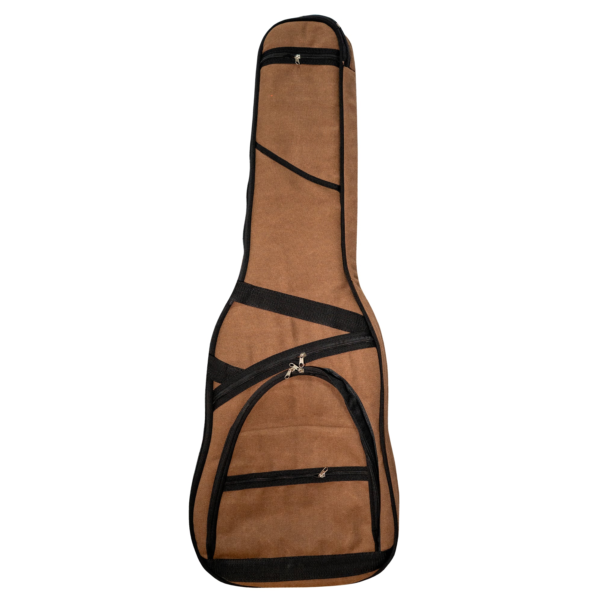 Funda para Guitarra Eléctrica Canva Doble Acolchado - Cocoa