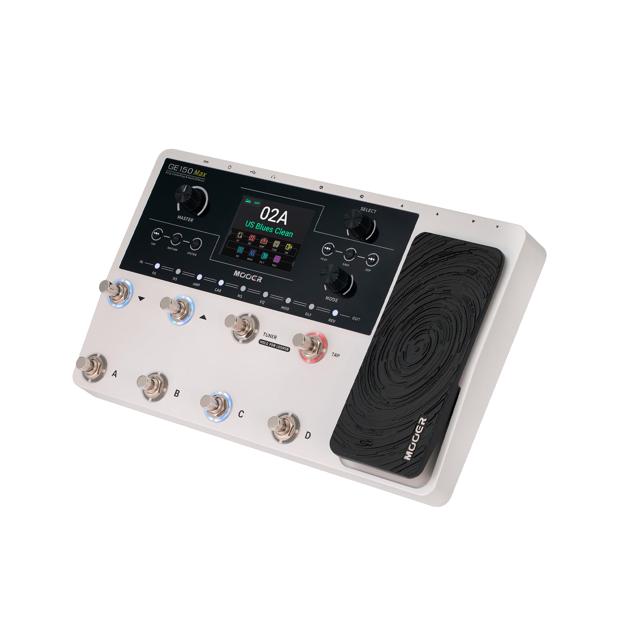 Pedalera Multiefecto con modelados Mooer - GE150 MAX