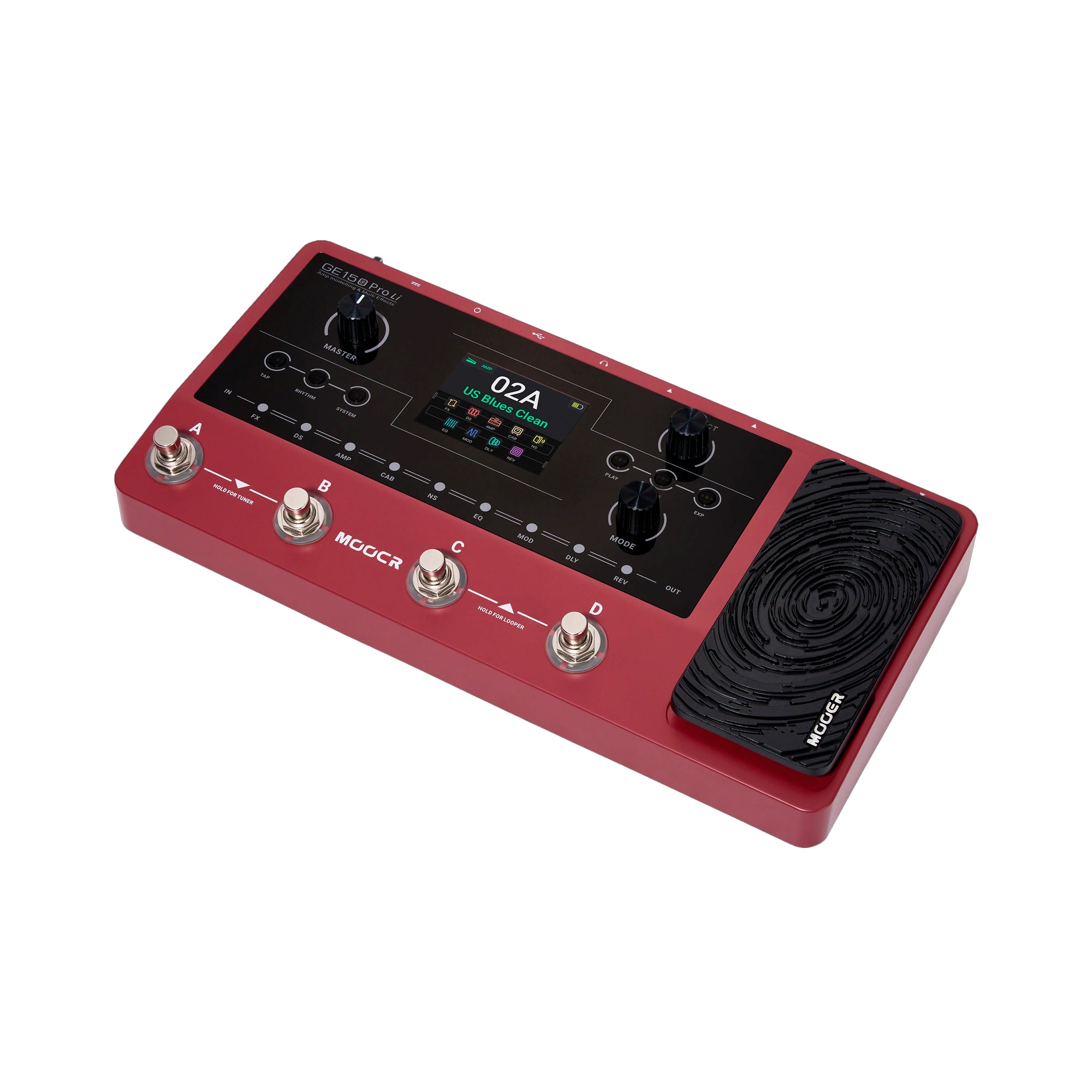 Pedalera Multiefecto con modelados Mooer - GE150 PRO LI