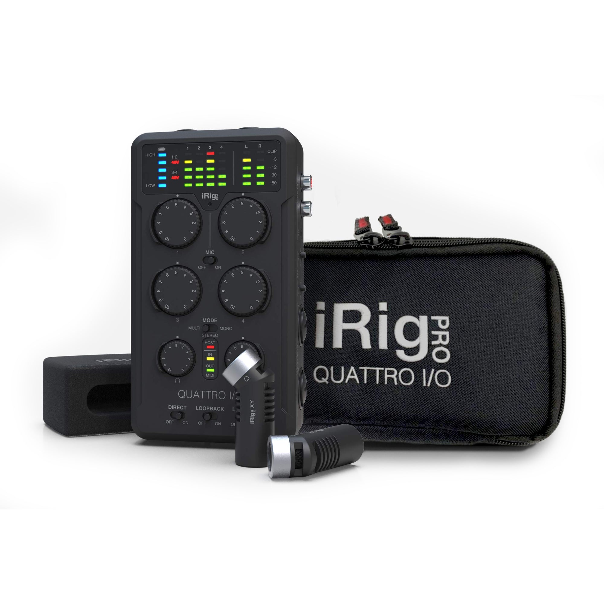Interfaz de audio Irig Pro IK Multimedia - IP-IRIG-QUATTRO-IN DELUXE
