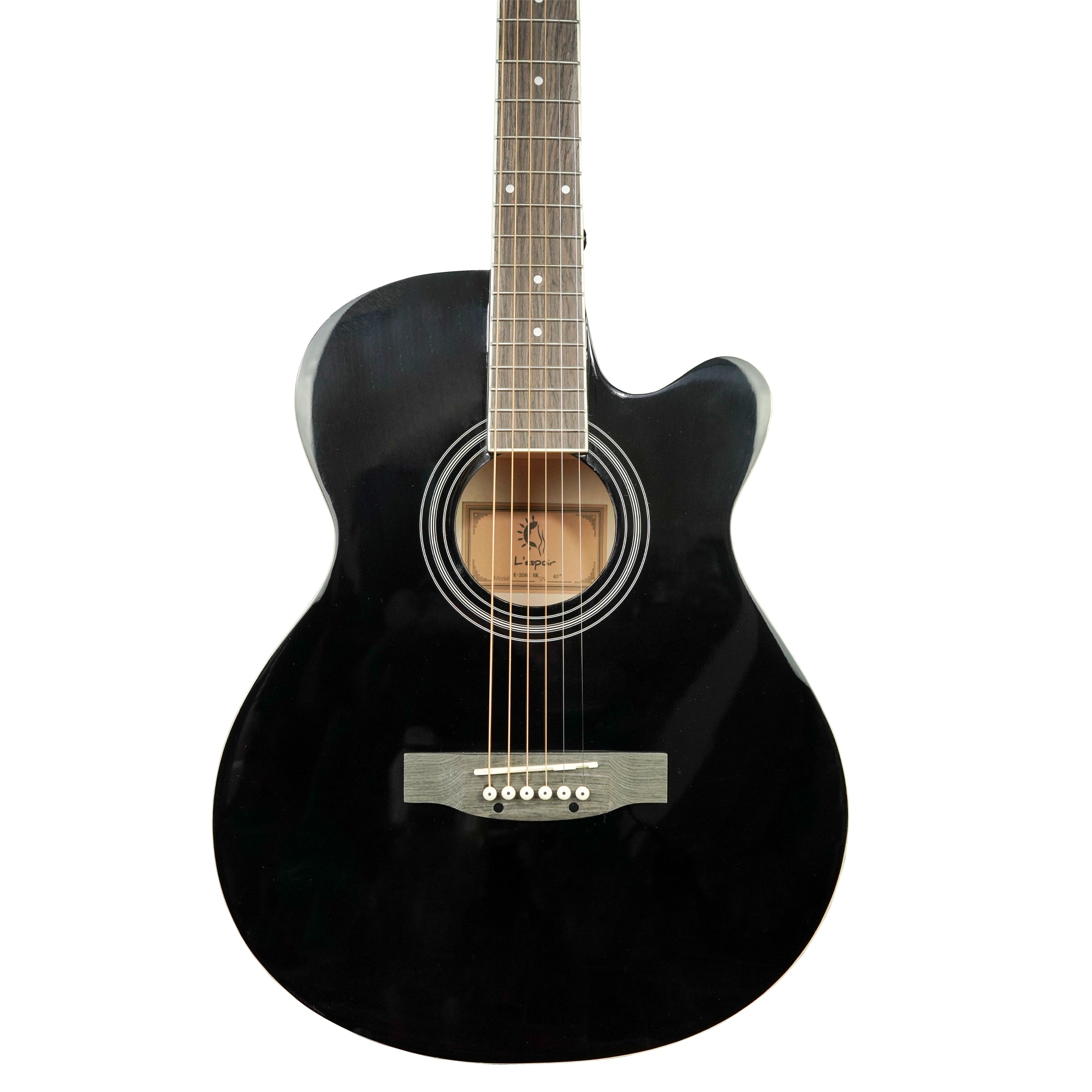 Guitarra Acústica 40" Lespoir - K-206C BK