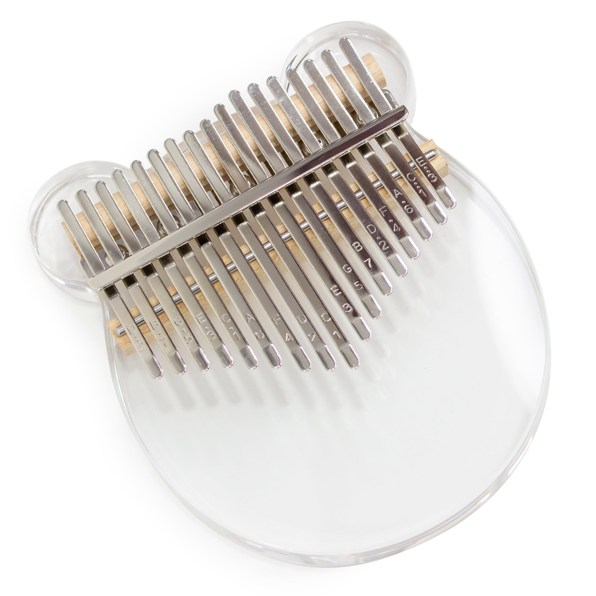 Kalimba de acrílico con diseño de Oso - MLB1707