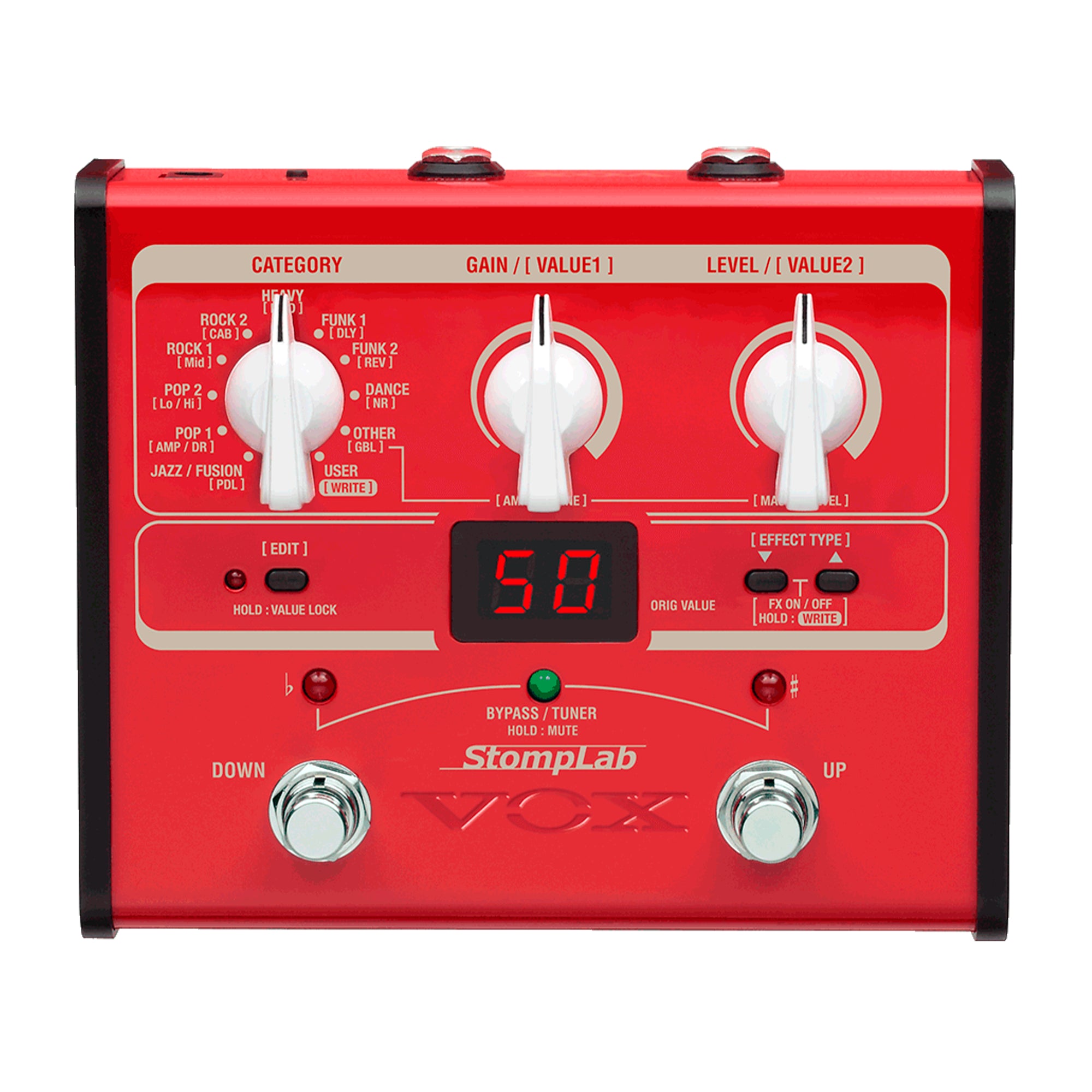 Pedalera Multiefecto para Bajo Vox - StompLab 1B SL1B