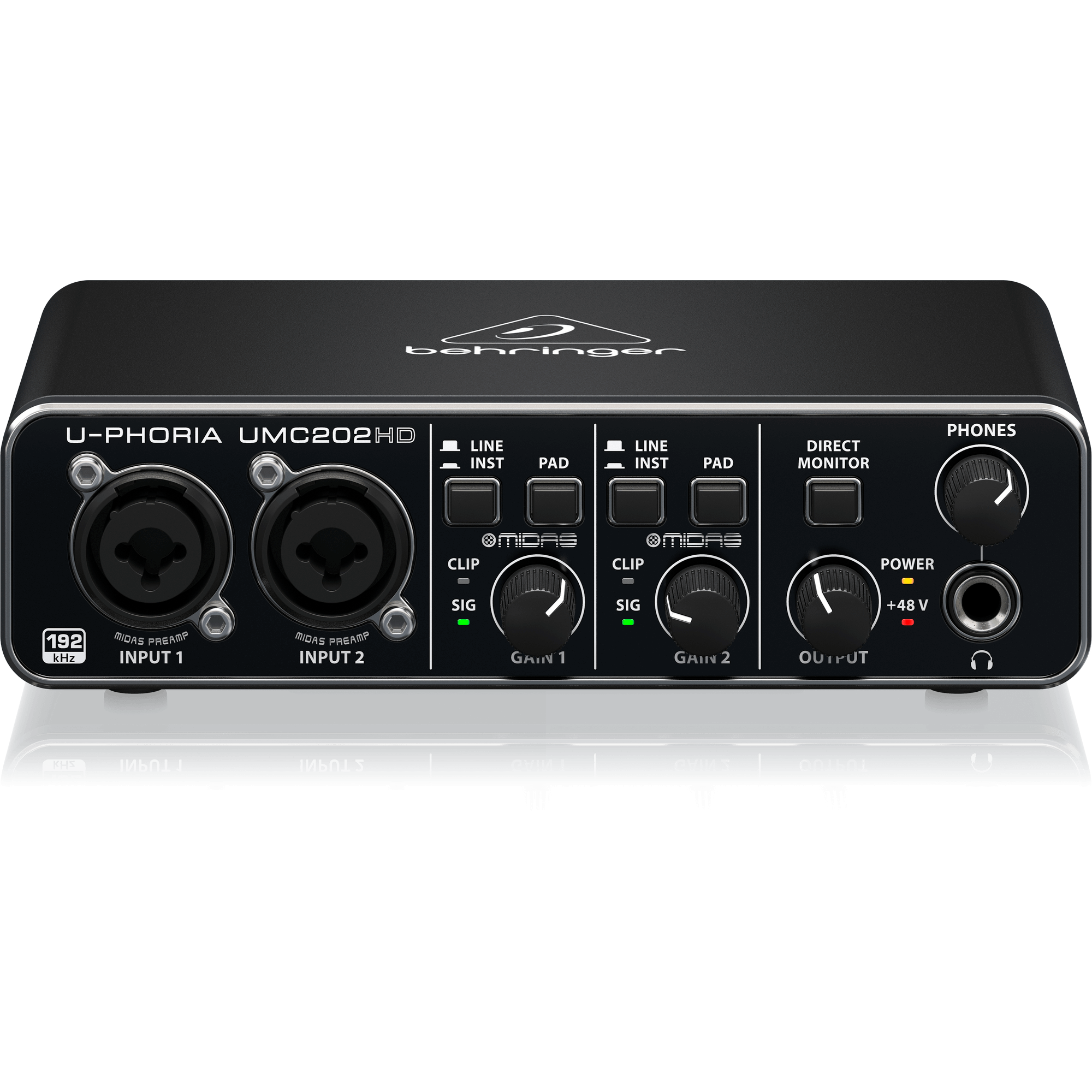 Interfaz U-phoria Behringer - UMC202HD