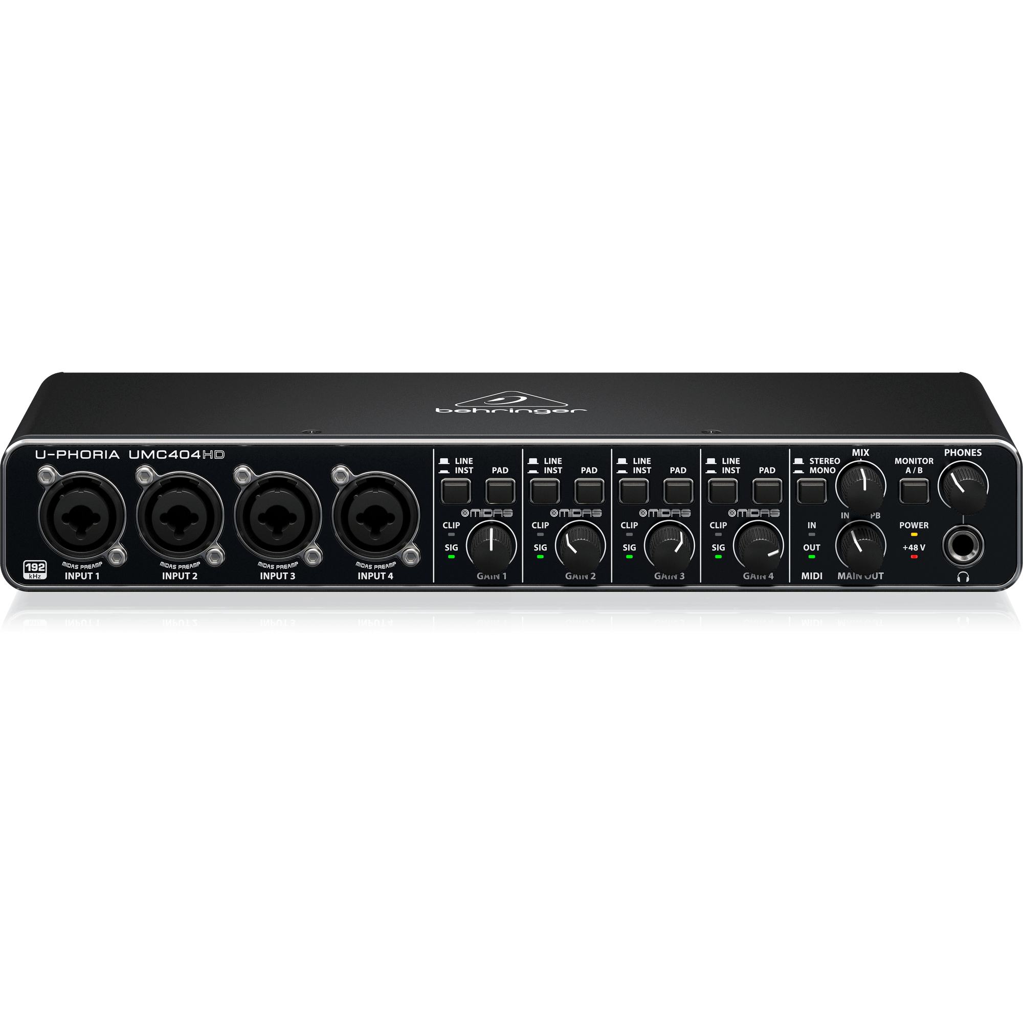 Interfaz 4x4 Behringer - UMC404HD