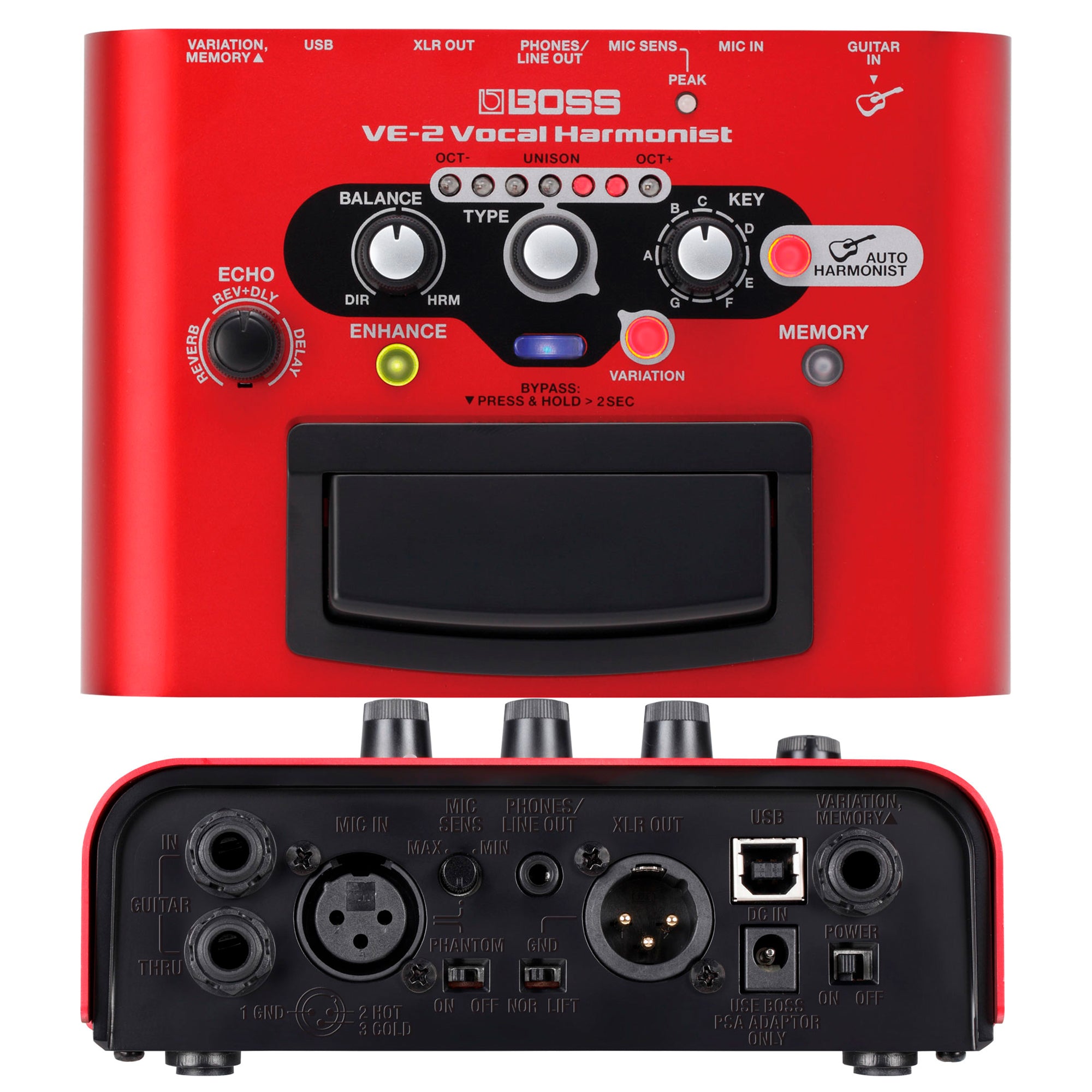 Procesador vocal Boss - VE-2 Harmonist