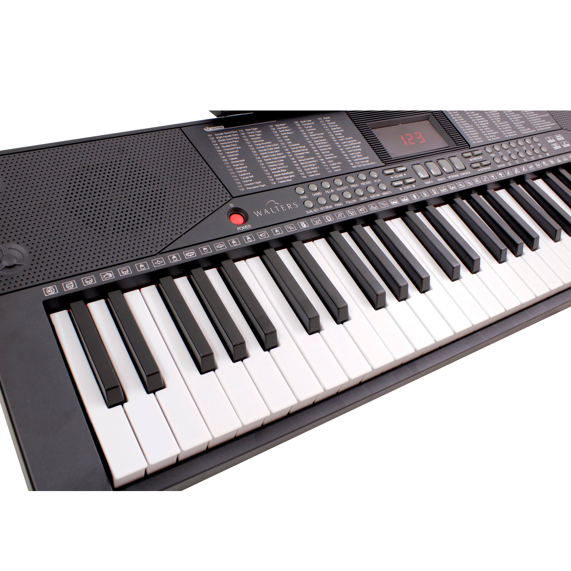 Teclado multifunción 61 teclas Walters - WPK-683B