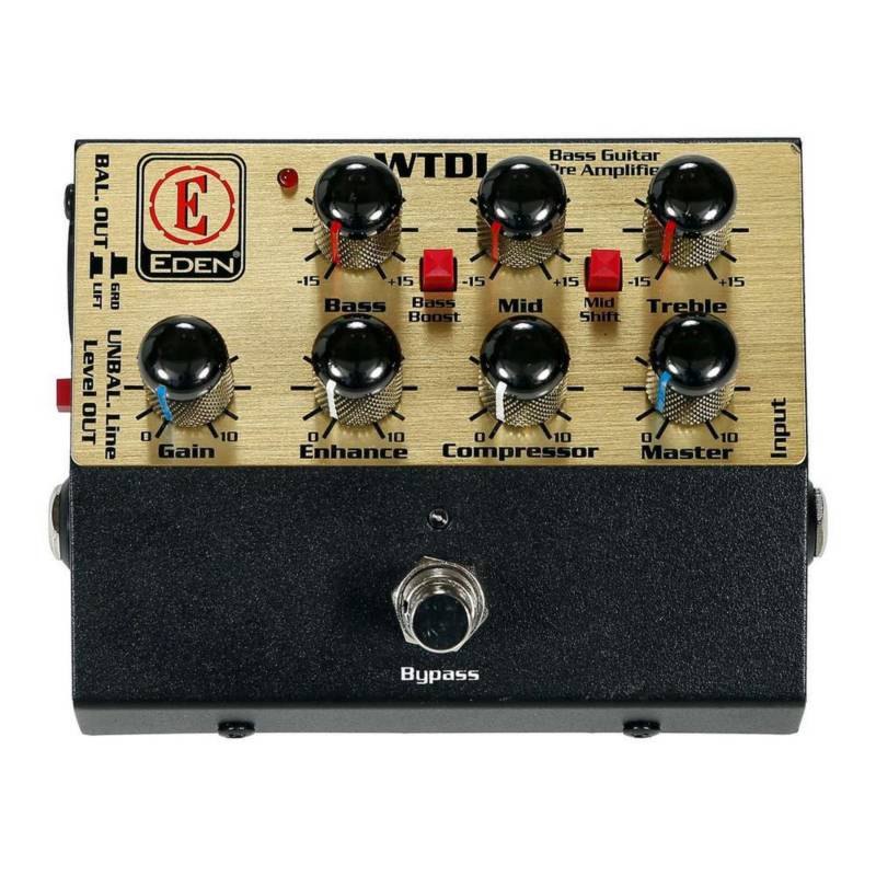 Pedal Preamplificador para bajo Eden - WTDI-E