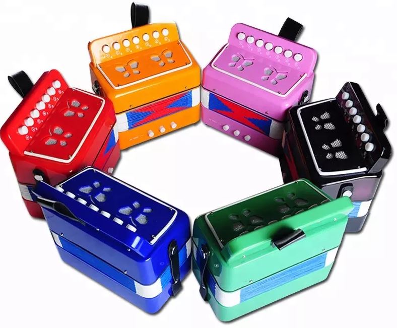 Acordeón 7 Teclas 2 Bajos JDR - AO1