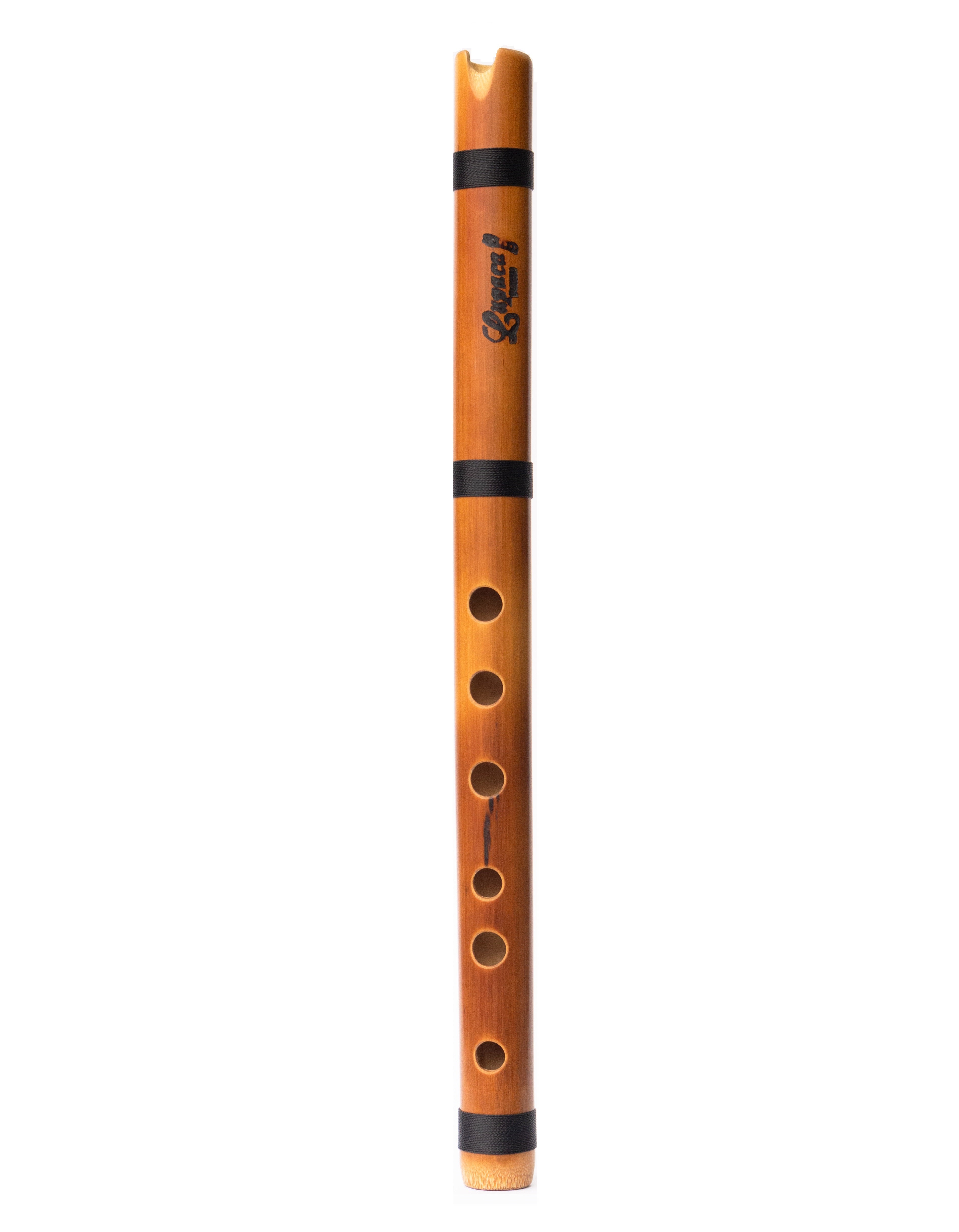 Quena Lupaca de bambú con funda