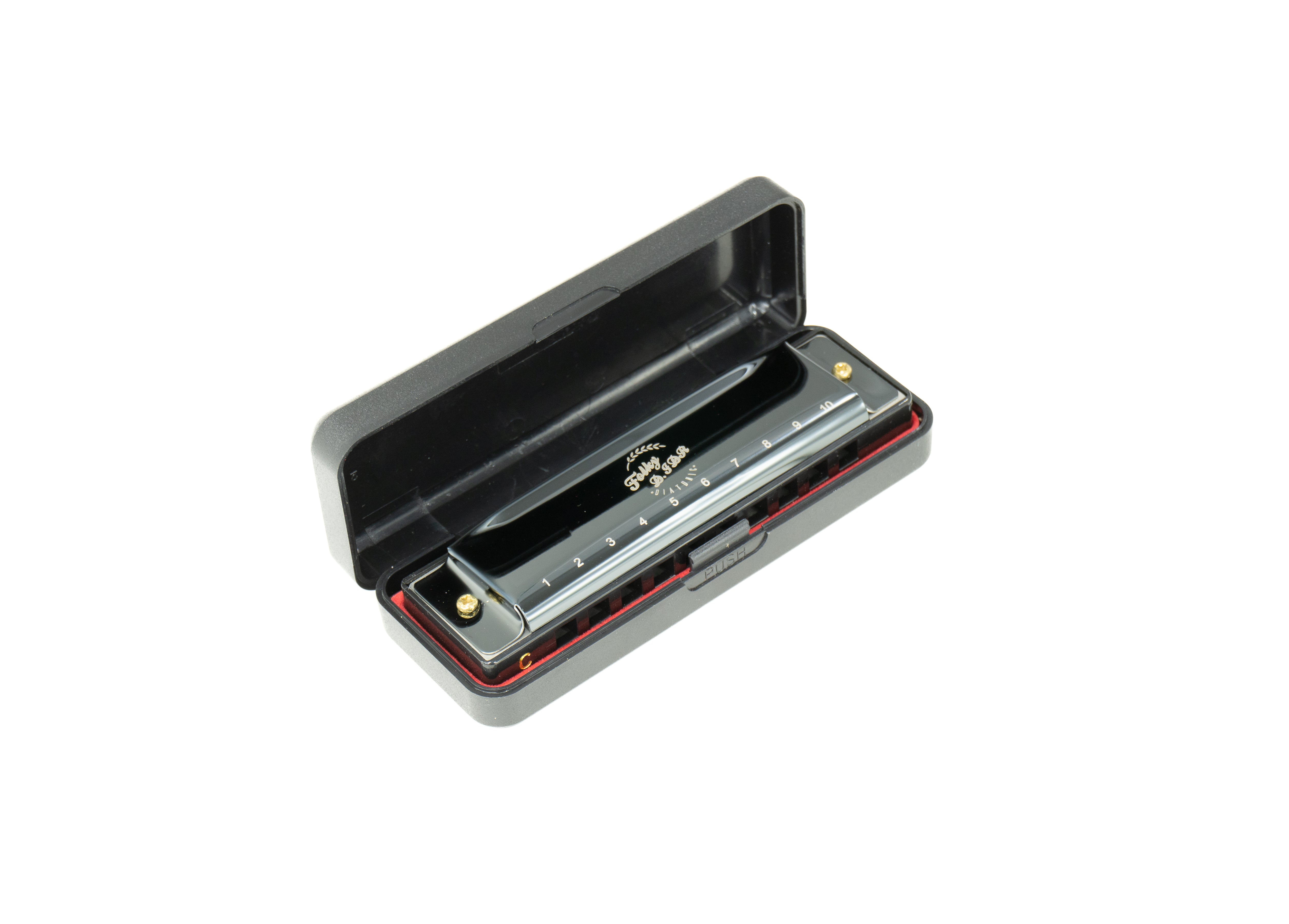 Armónica Diatónica 10 celdas C JDR - H1005 BK
