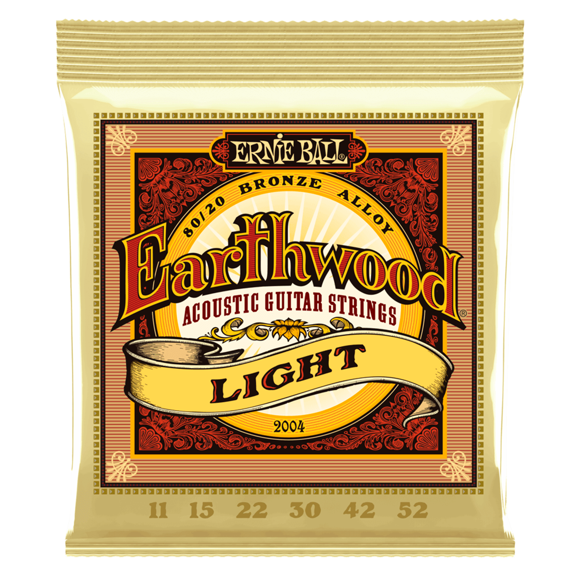 Set de cuerdas Ernie Ball guitarra acústica metal - 2004
