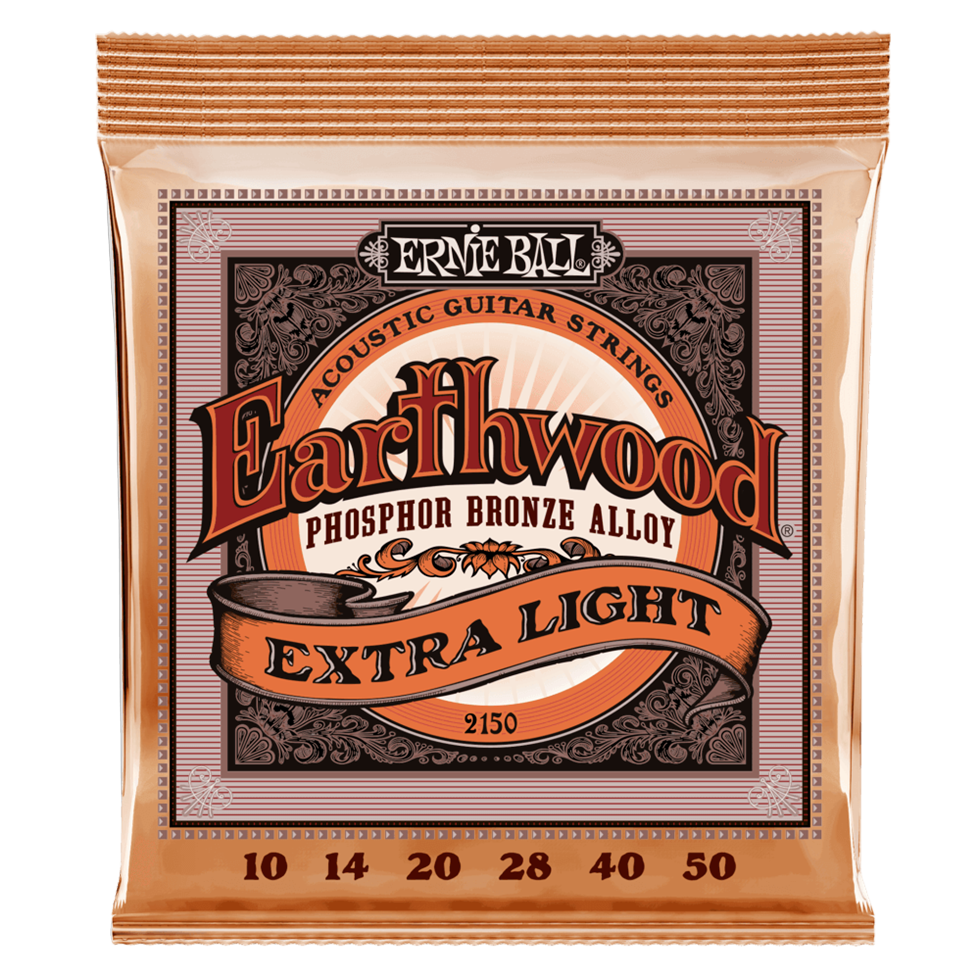 Set De Cuerdas Para Guitarra Acustica 10-50 Ernie Ball - 2150