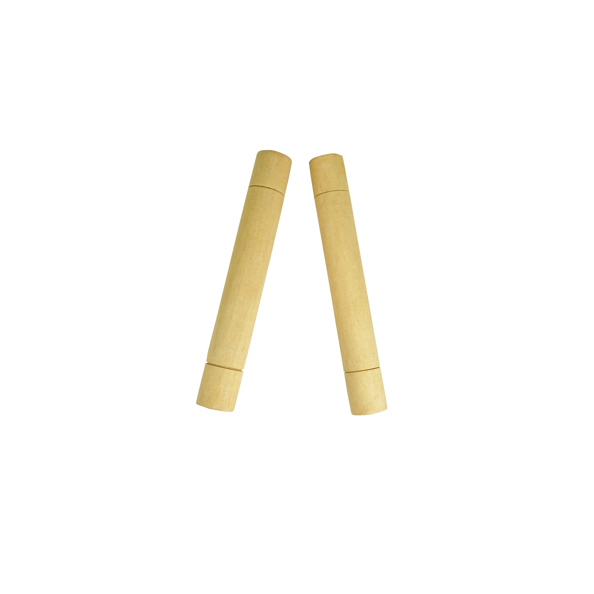 Par de claves de madera - 18 cm