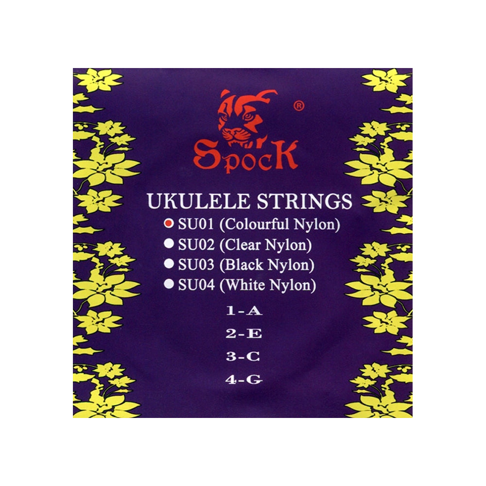 Cuerdas de ukelele de colores Spock - SU01