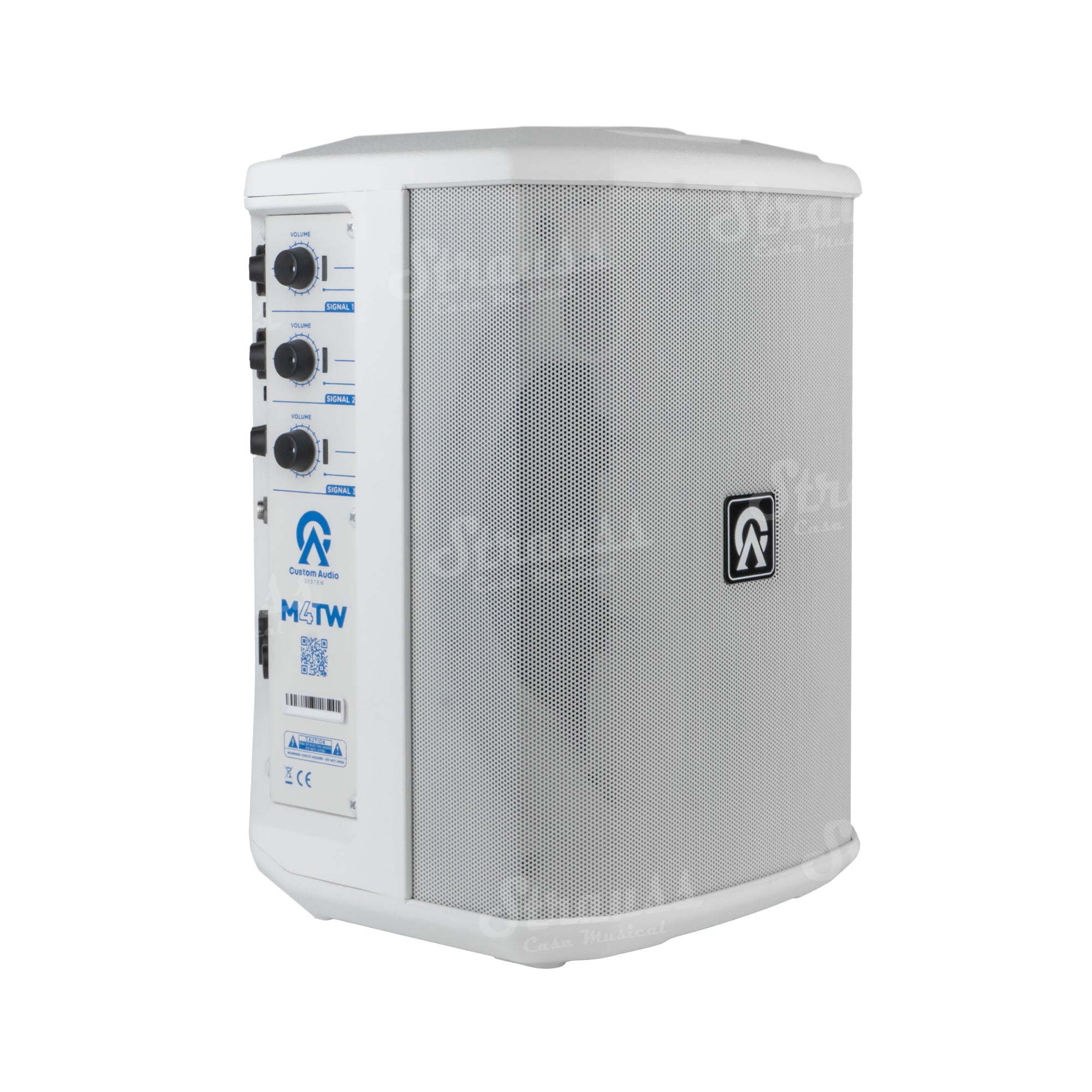 Custom Audio System Parlante Portátil - M4TW White