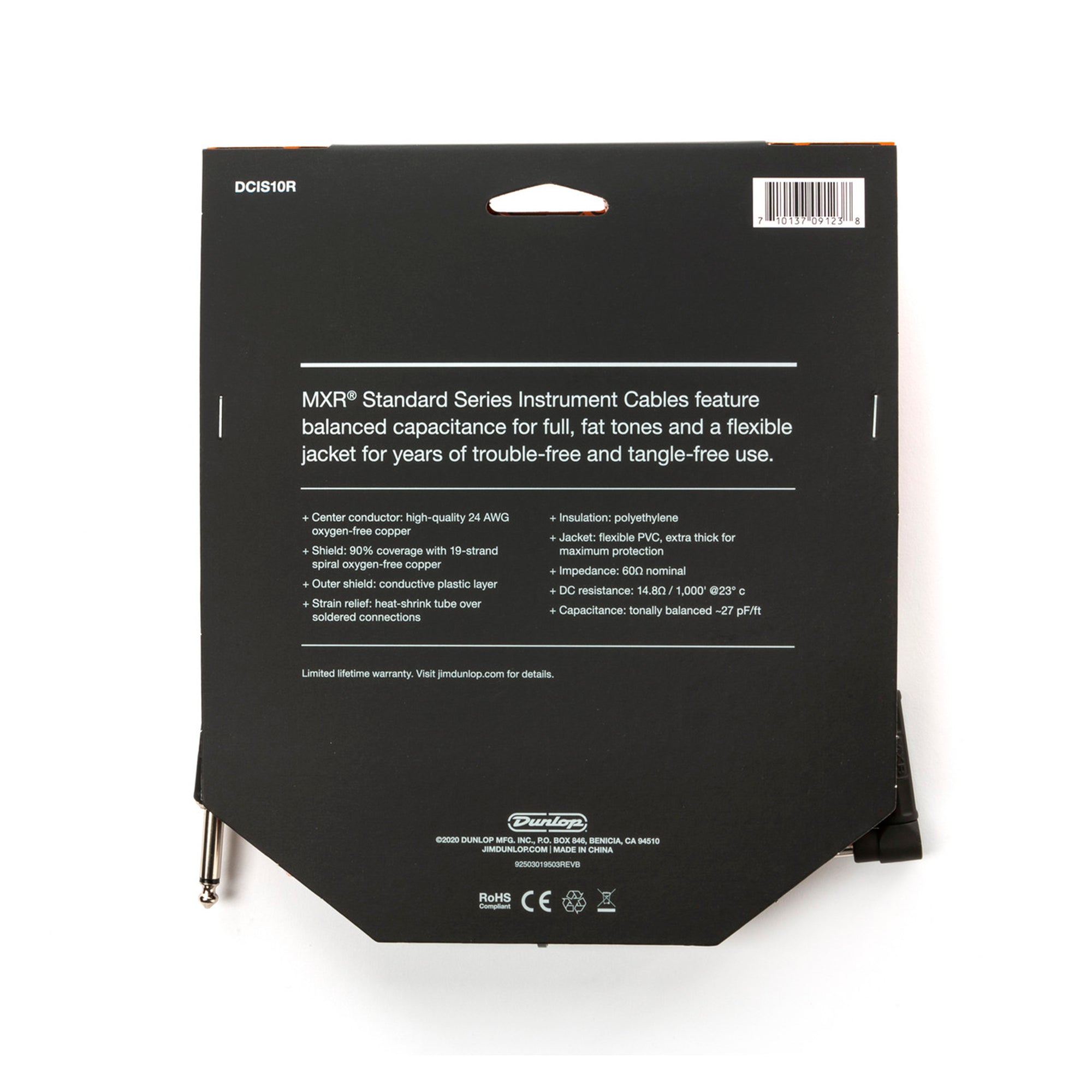 Cable Para Instrumento 3 Metros MXR - DCIS10R