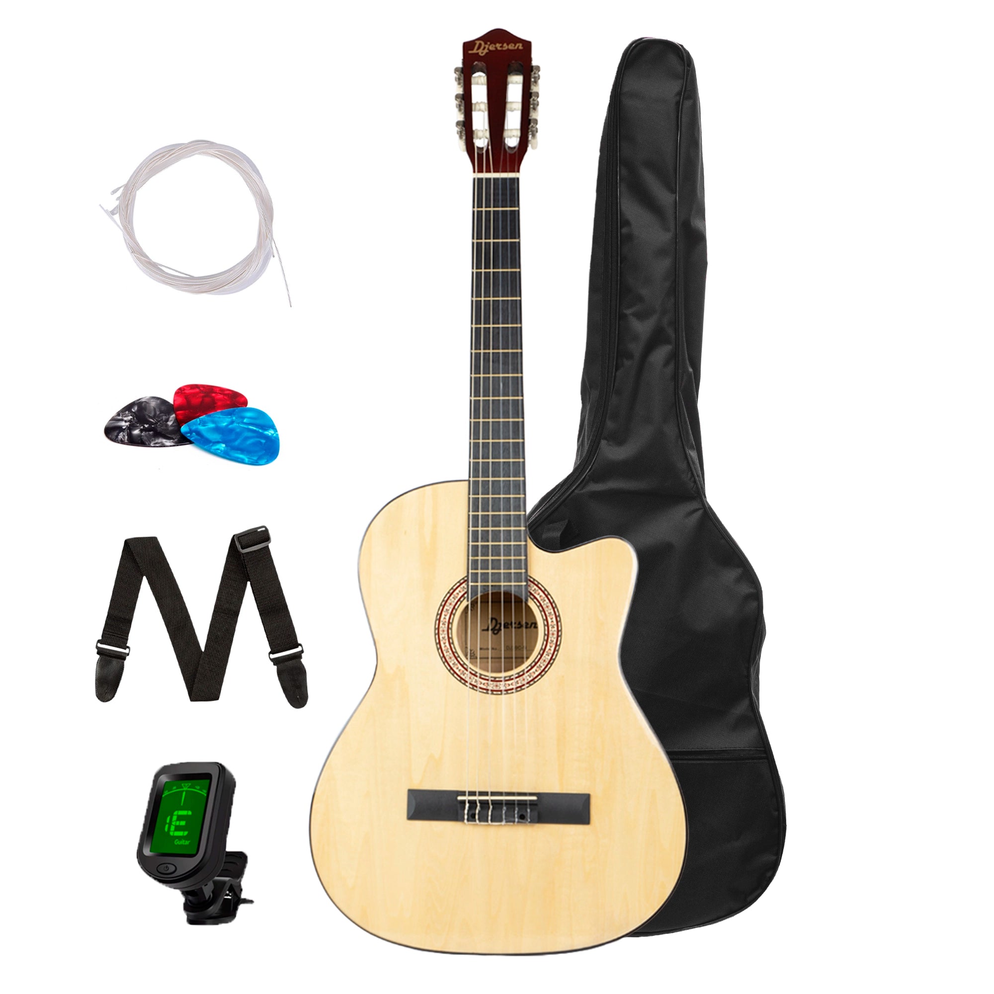 Guitarra Acústica Djersen - DJ39C-PC BK
