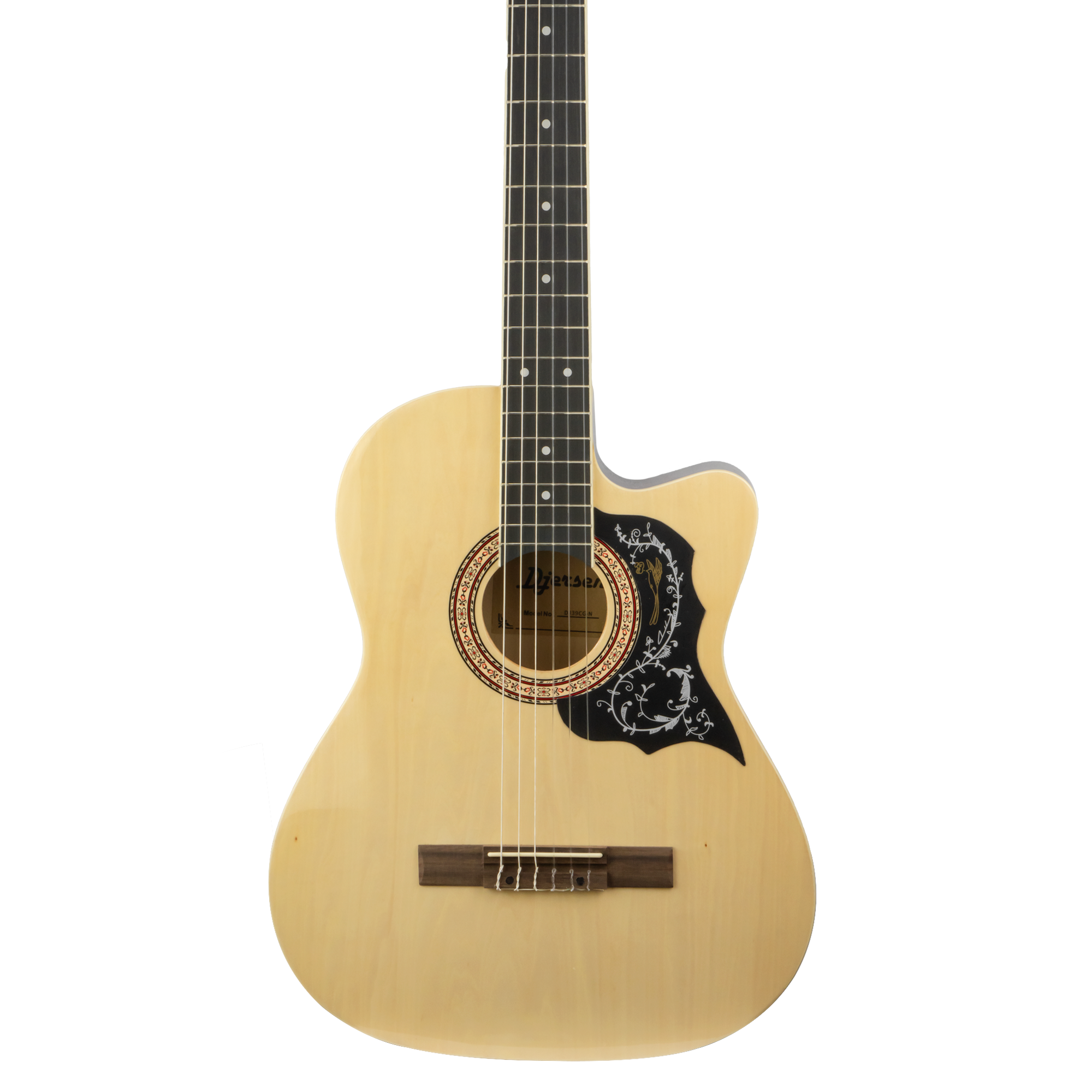 Guitarra Clásica con corte 39" Djersen - DJ39CG-NT