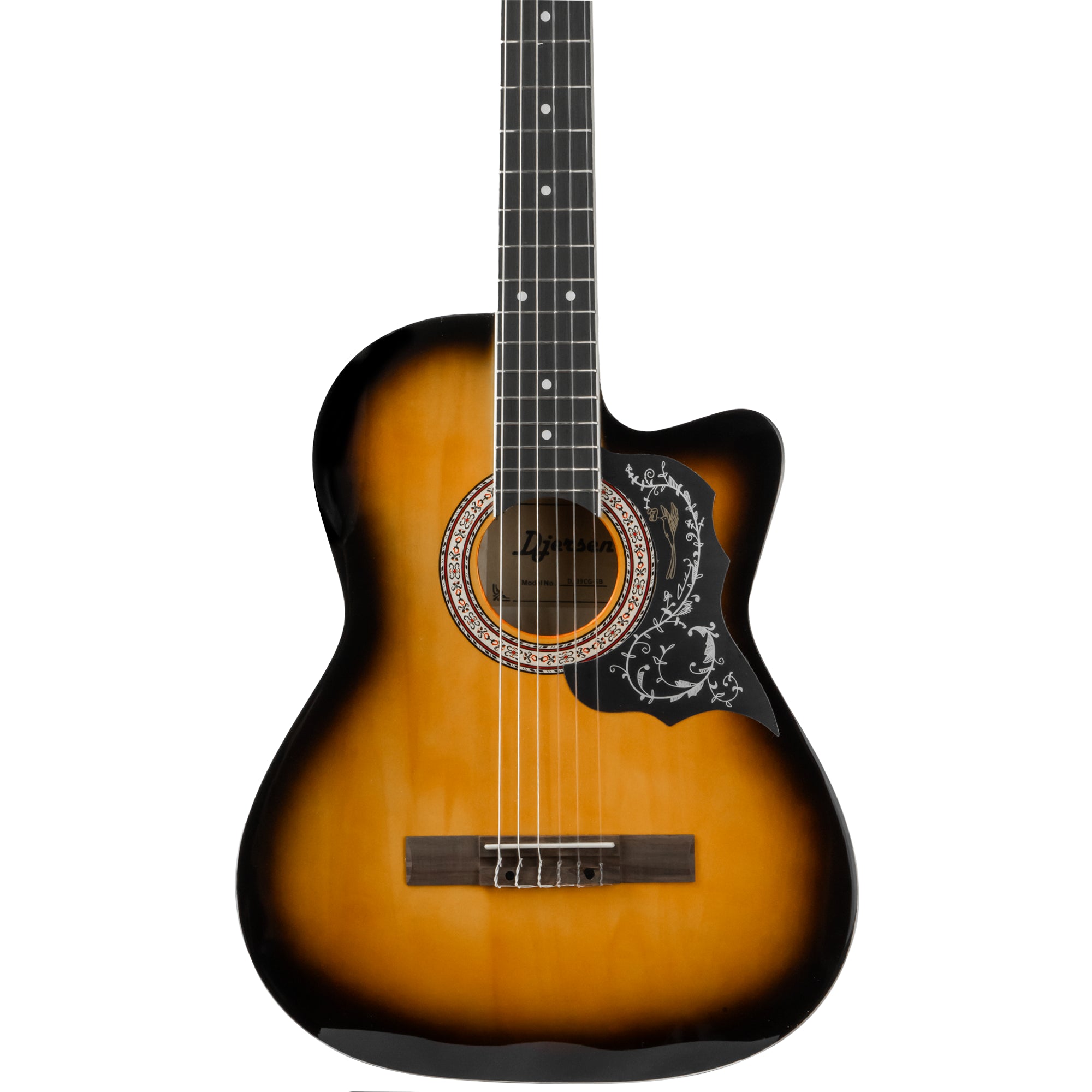 Guitarra Clásica con corte 39" Djersen - DJ39CG-SB