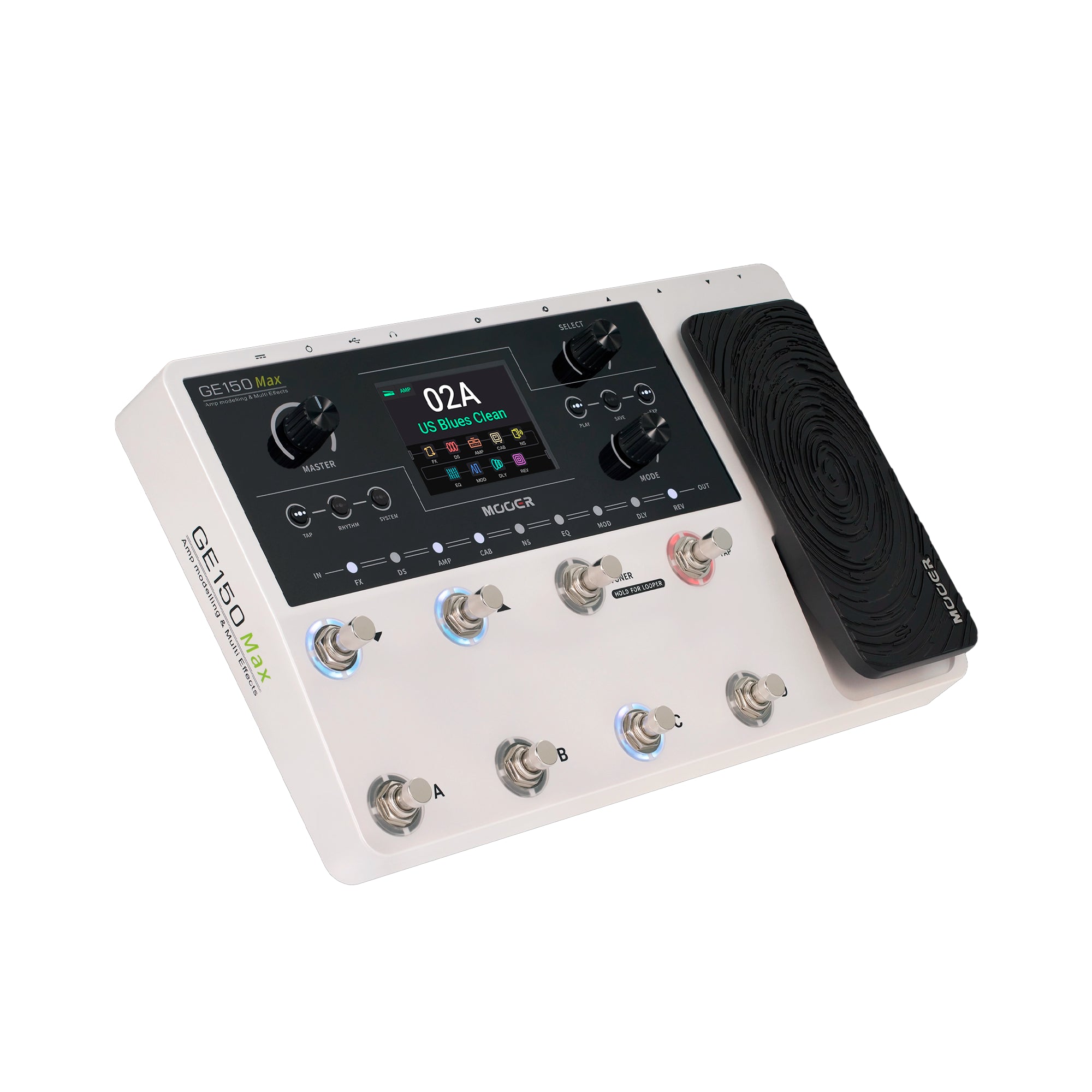 Pedalera Multiefecto con modelados Mooer -  GE150 MAX