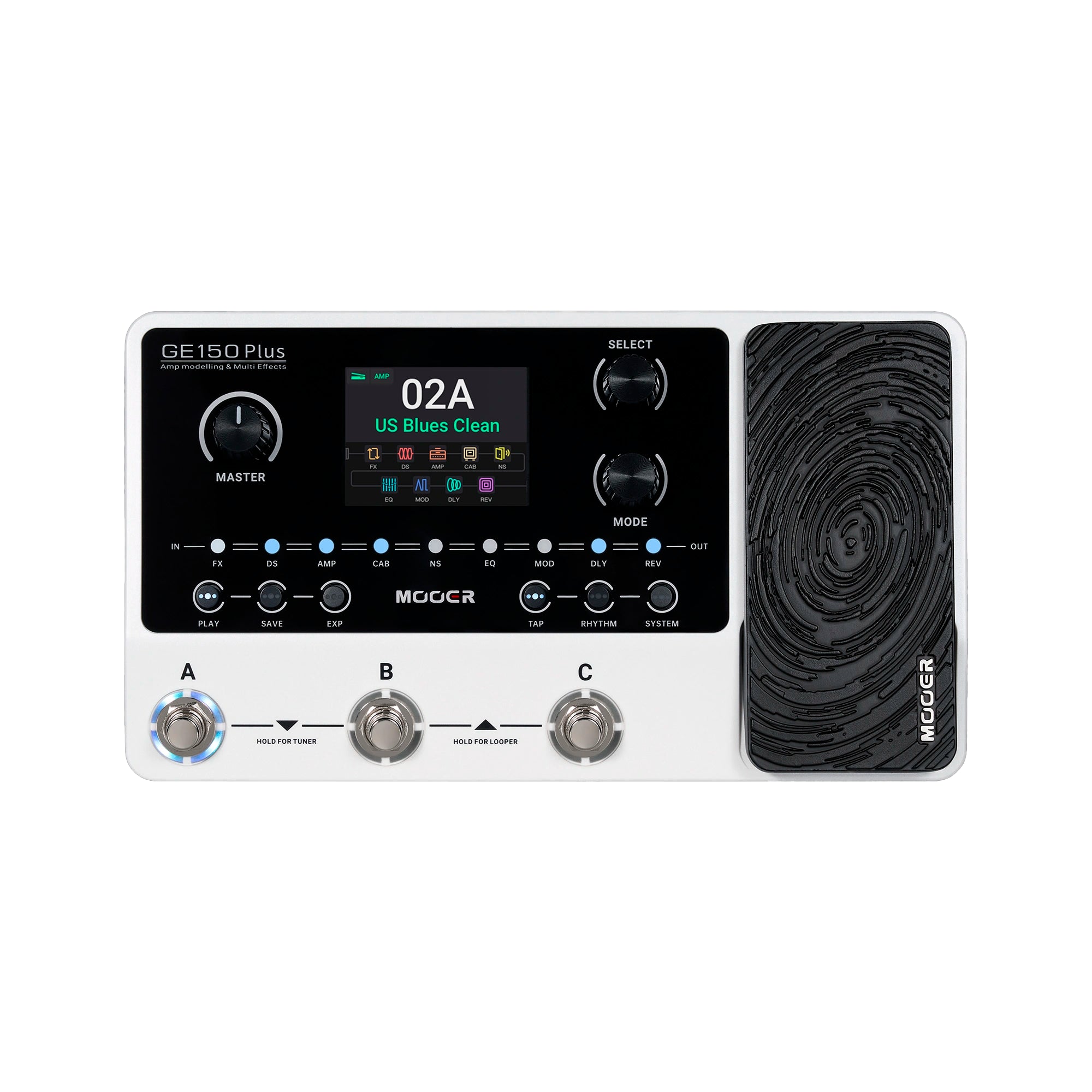 Pedalera Multiefecto con modelados Mooer - GE150 PLUS