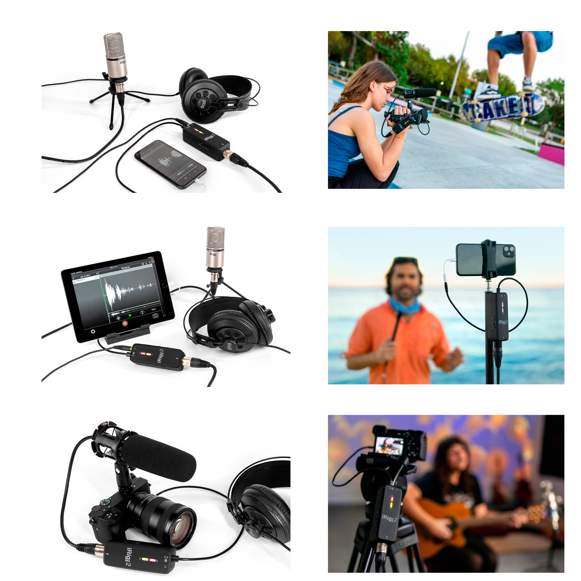 Pre Amplificador de Micrófono XLR IKMultimedia - IP-IRIG-PRE2-IN