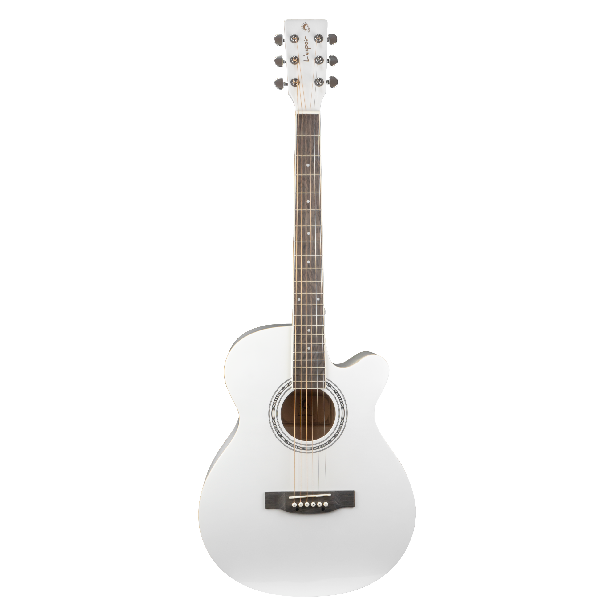 Guitarra Acústica 40" Lespoir - K-206C WH