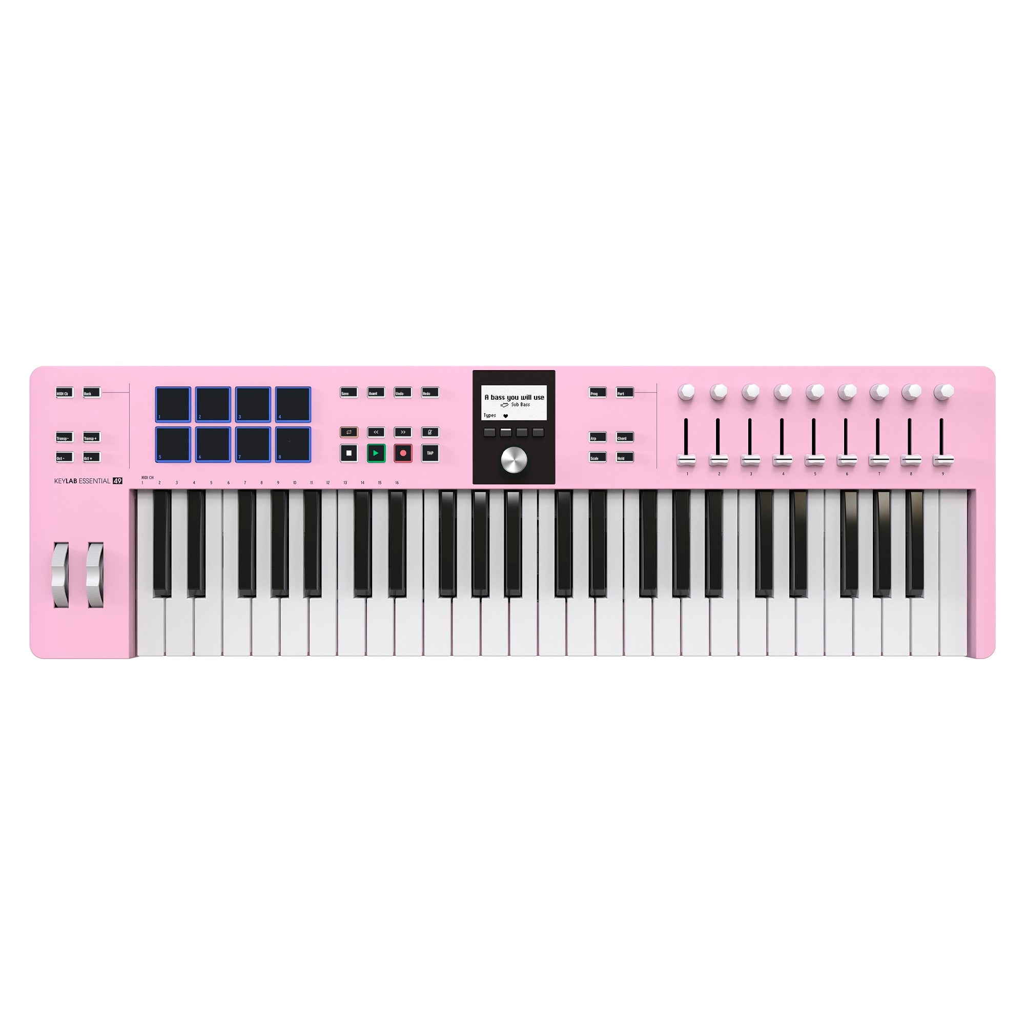 Controlador MIDI Arturia - KeyLAB Essential 49 MK3 Rose Quartz
