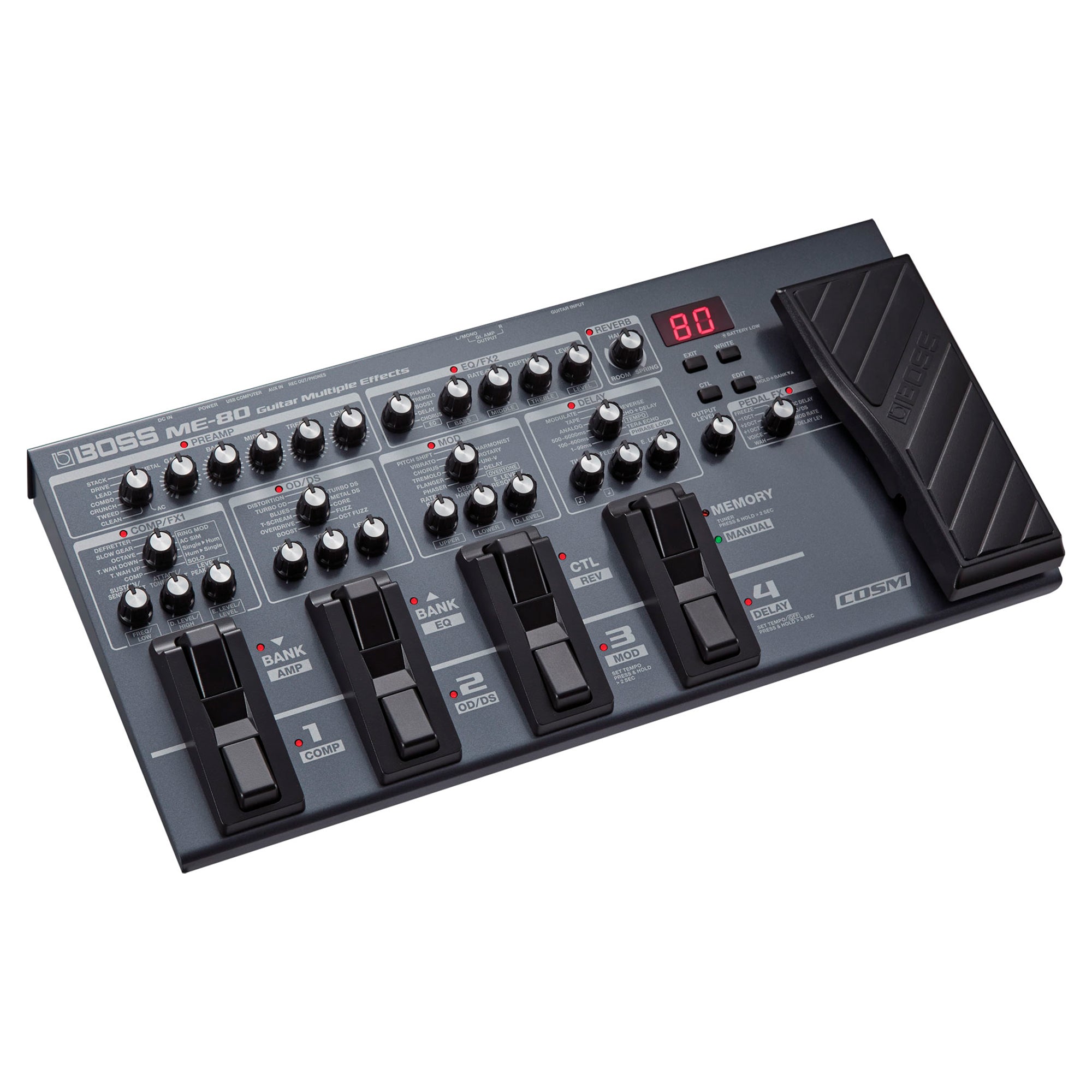 Pedalera multiefecto Boss - ME-80