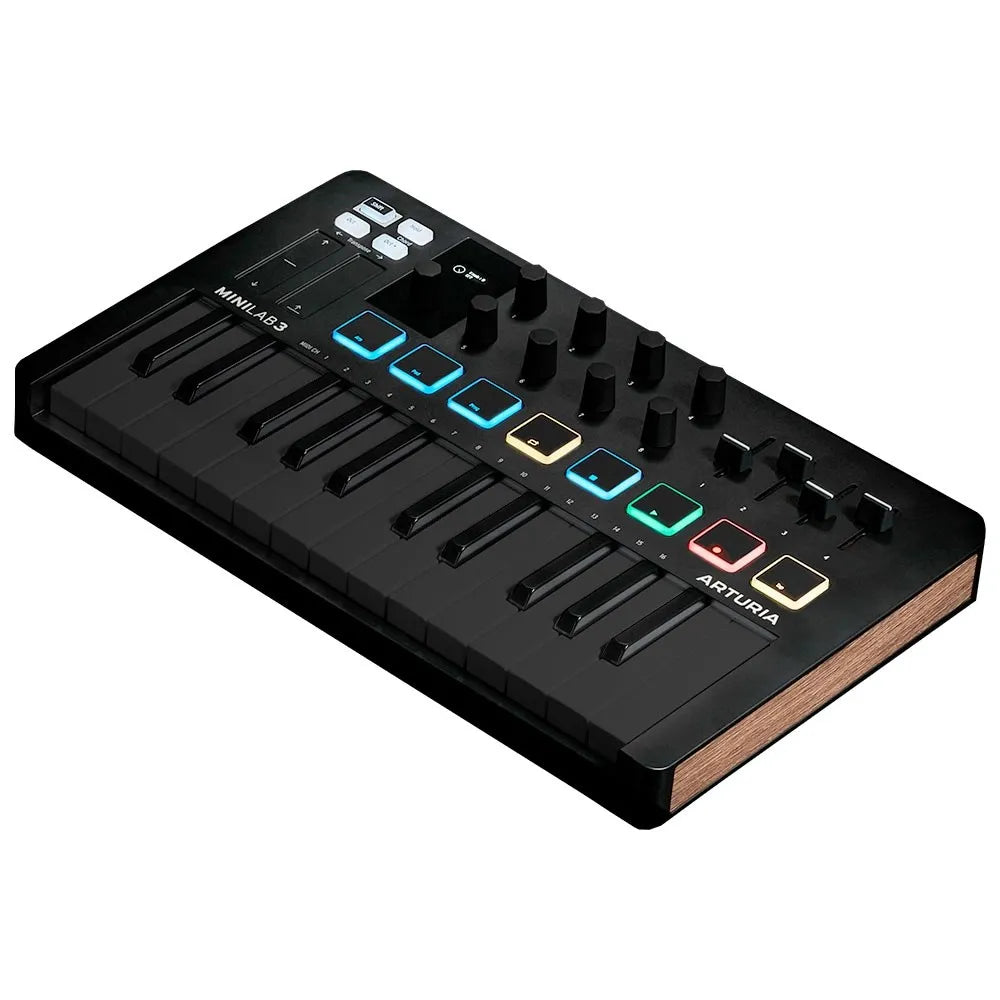 Controlador MIDI Arturia MiniLAB MK3 Deep Black Edition