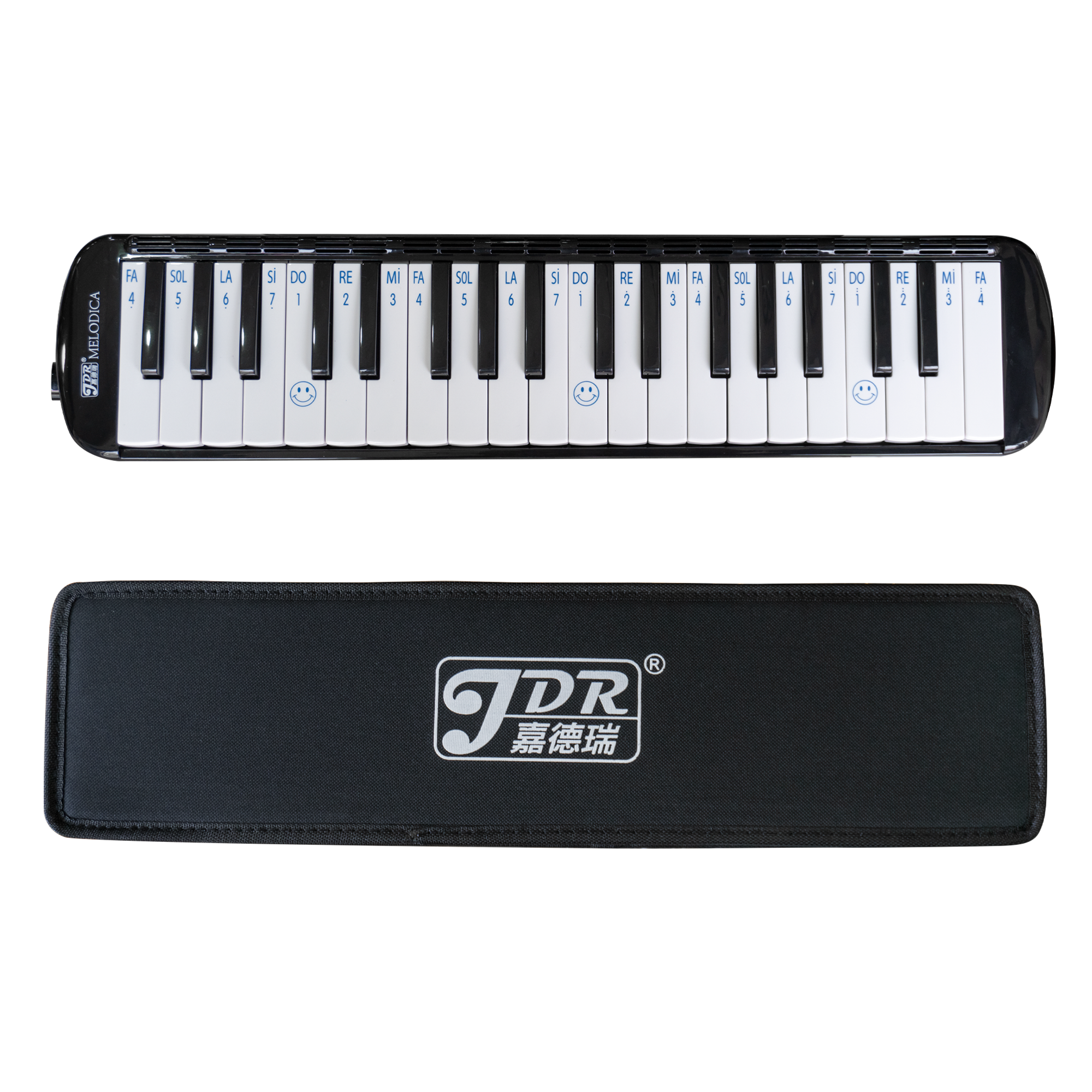 Melódica JDR 37 teclas con estuche - MM37A-BK
