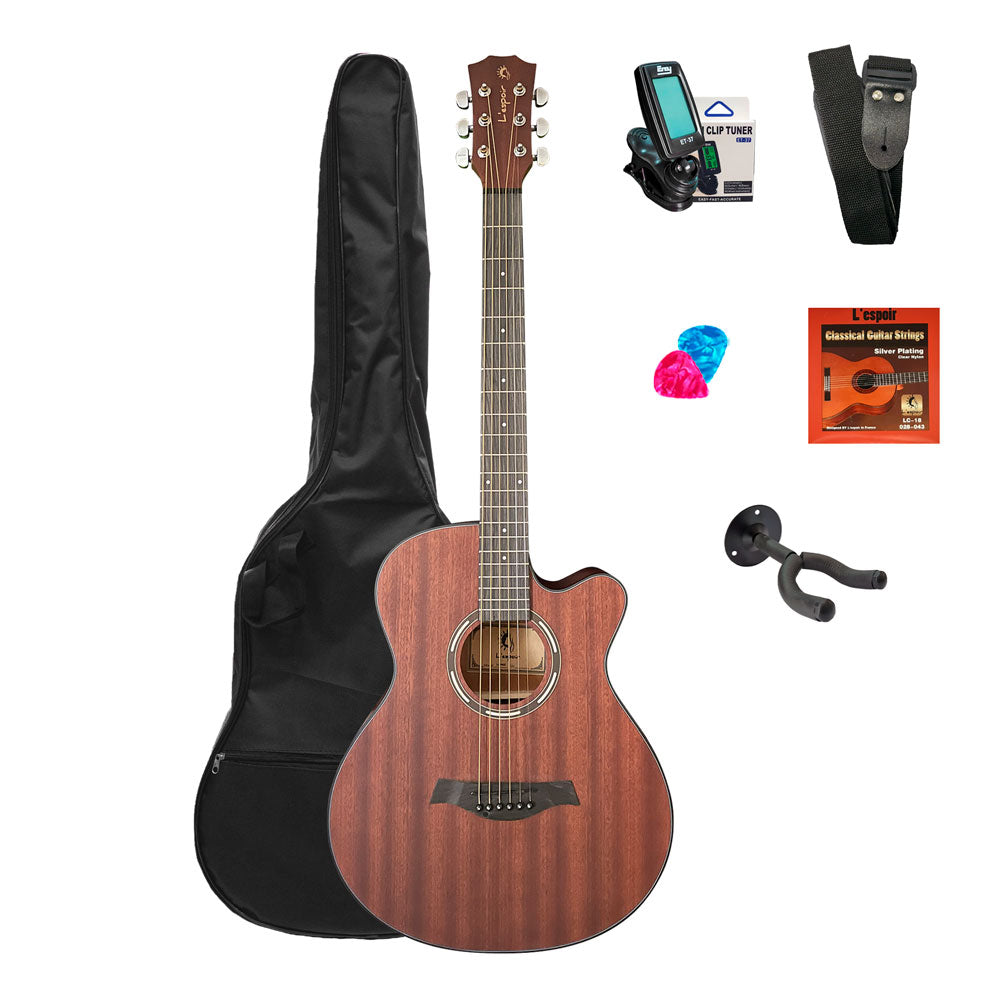 Pack Guitarra Acústica Lespoir - L-SP-40C