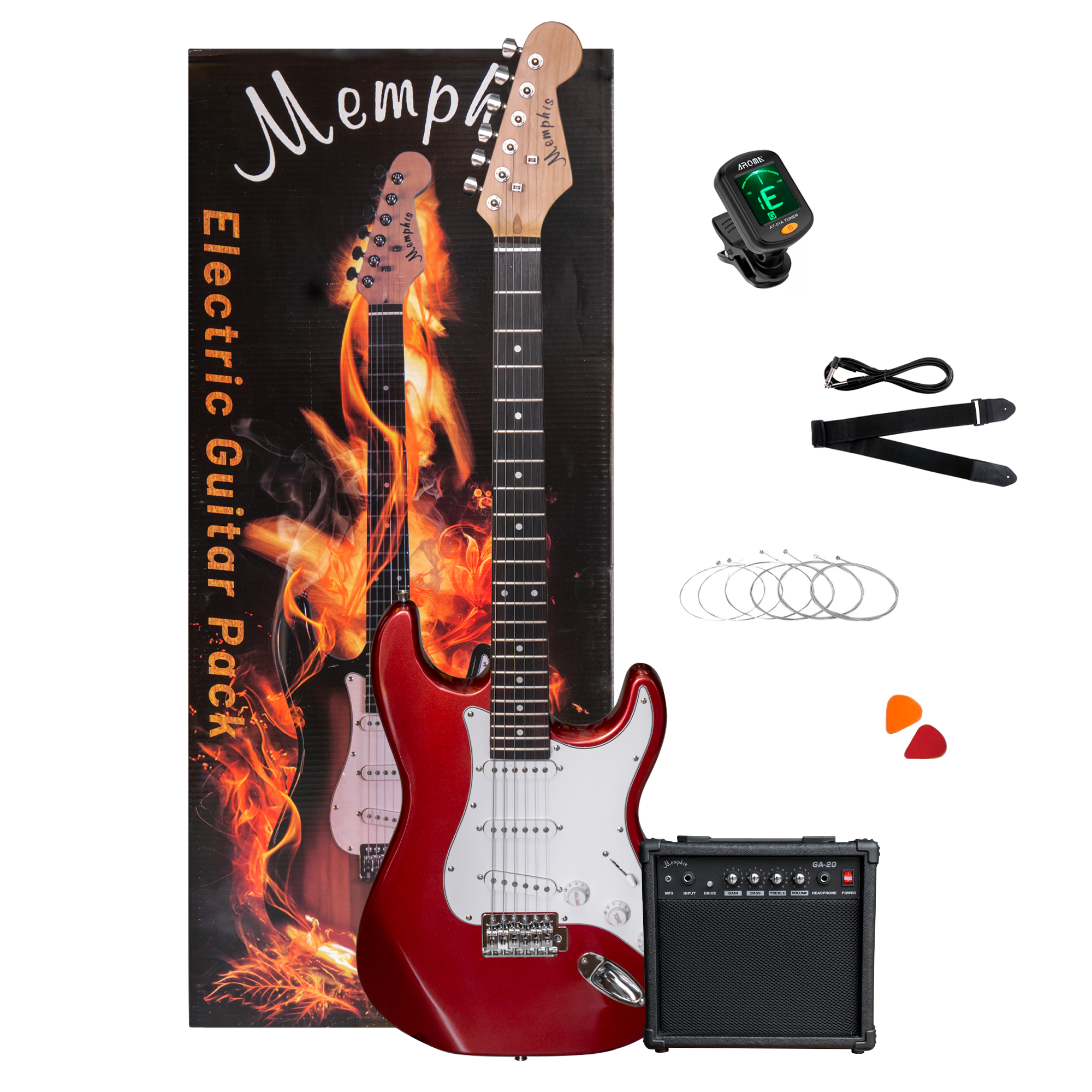 Pack Guitarra Eléctrica Memphis