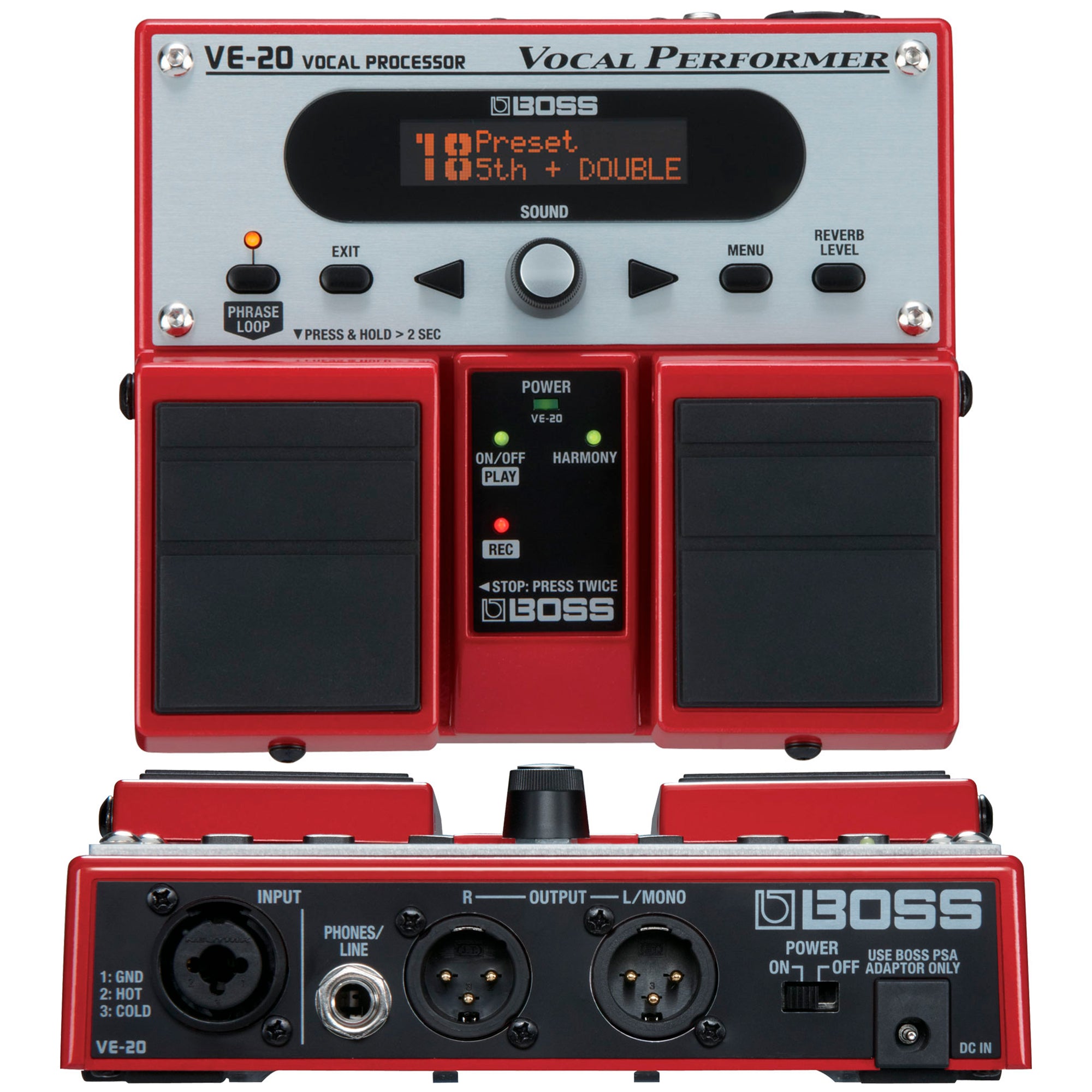 Procesador vocal Boss - VE-20 Vocal Performer