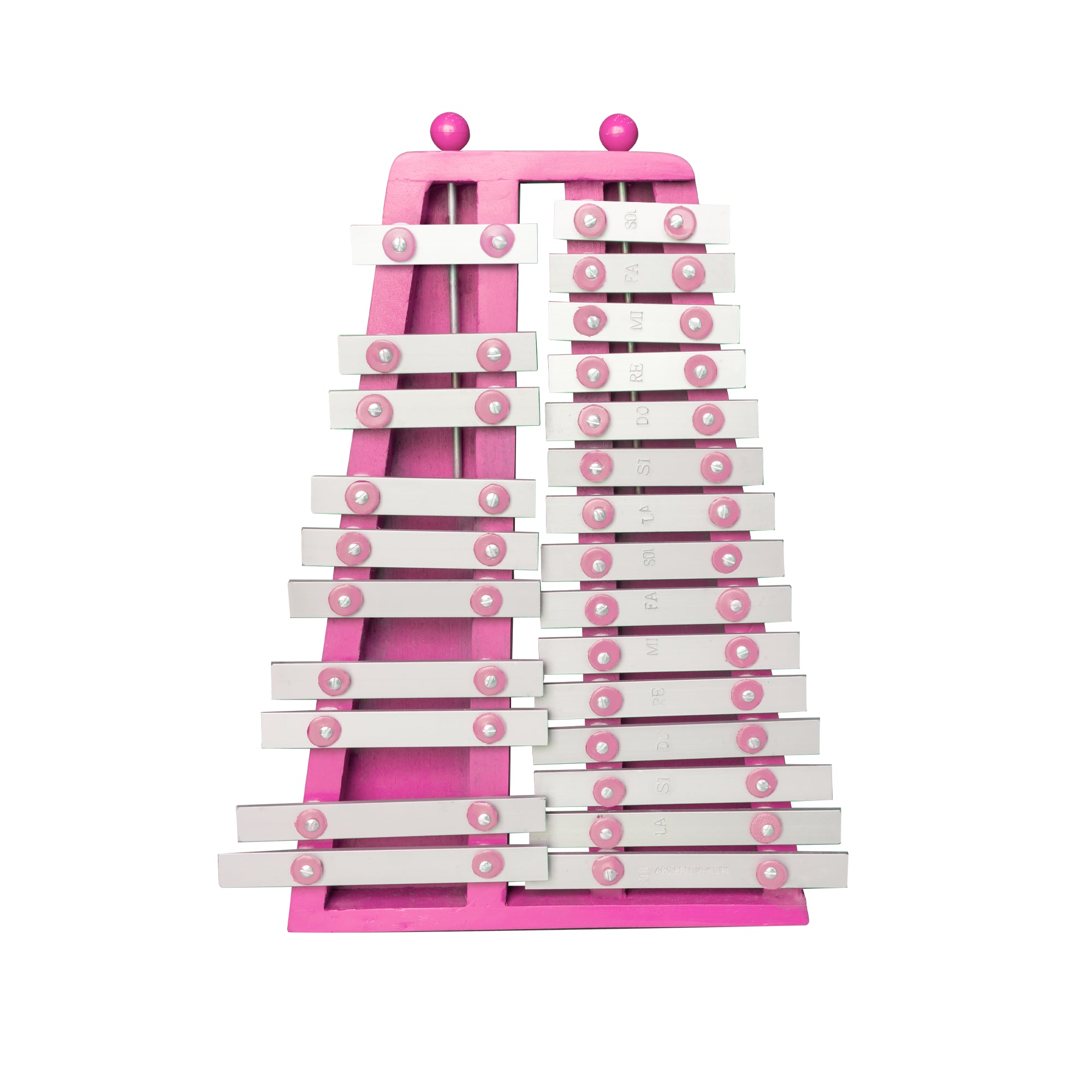 Metalófono 2/8 Cromático con fieltro Rosado - Venturi