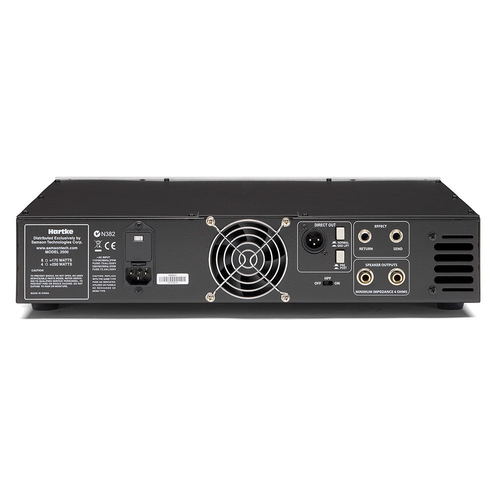HA2500 Cabezal amplificador para Bajo eléctrico Hartke 250W