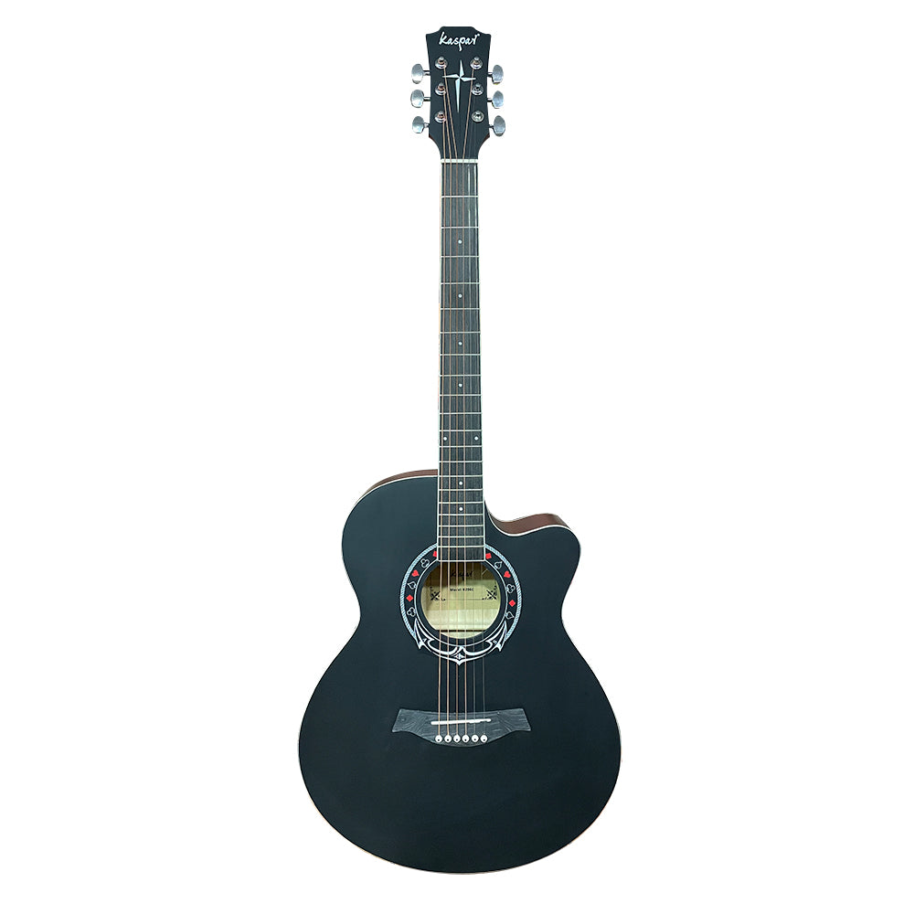 Guitarra acústica Kaspar - K-206C/BK