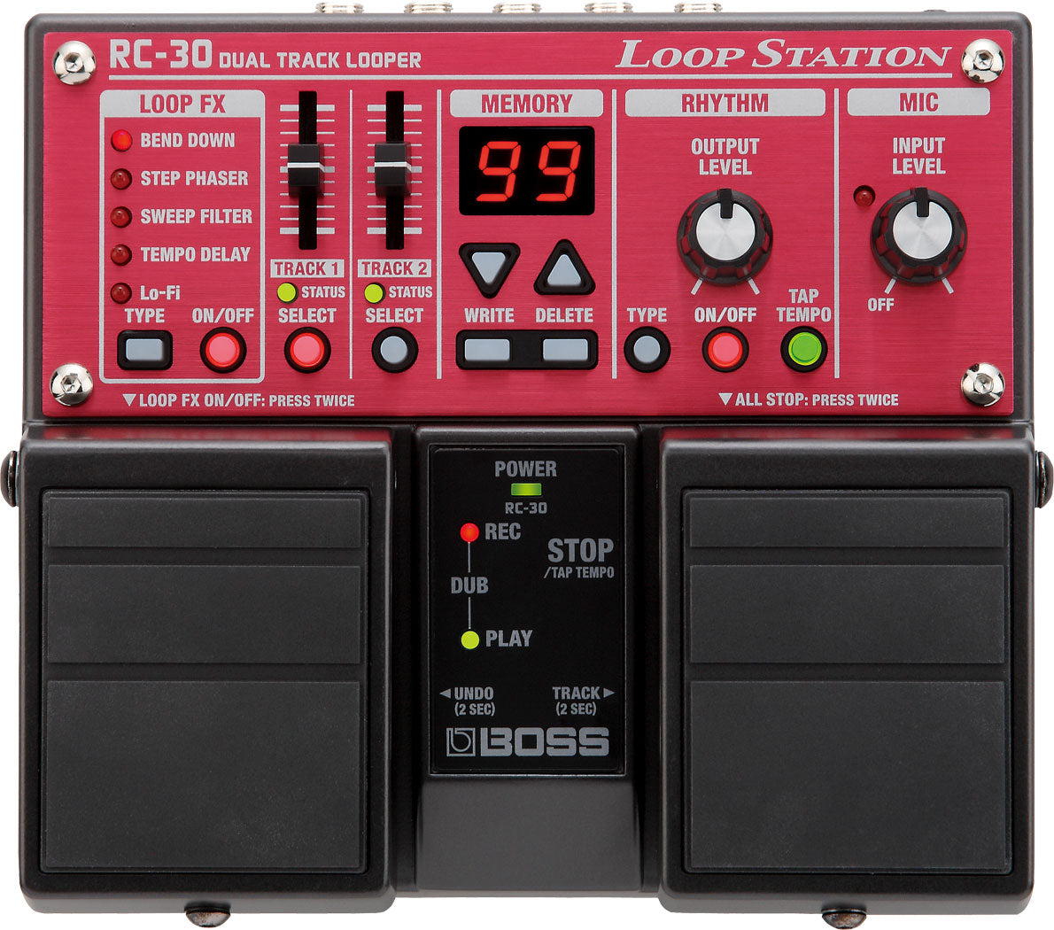 Pedal de efecto Boss - RC30 Loop Station