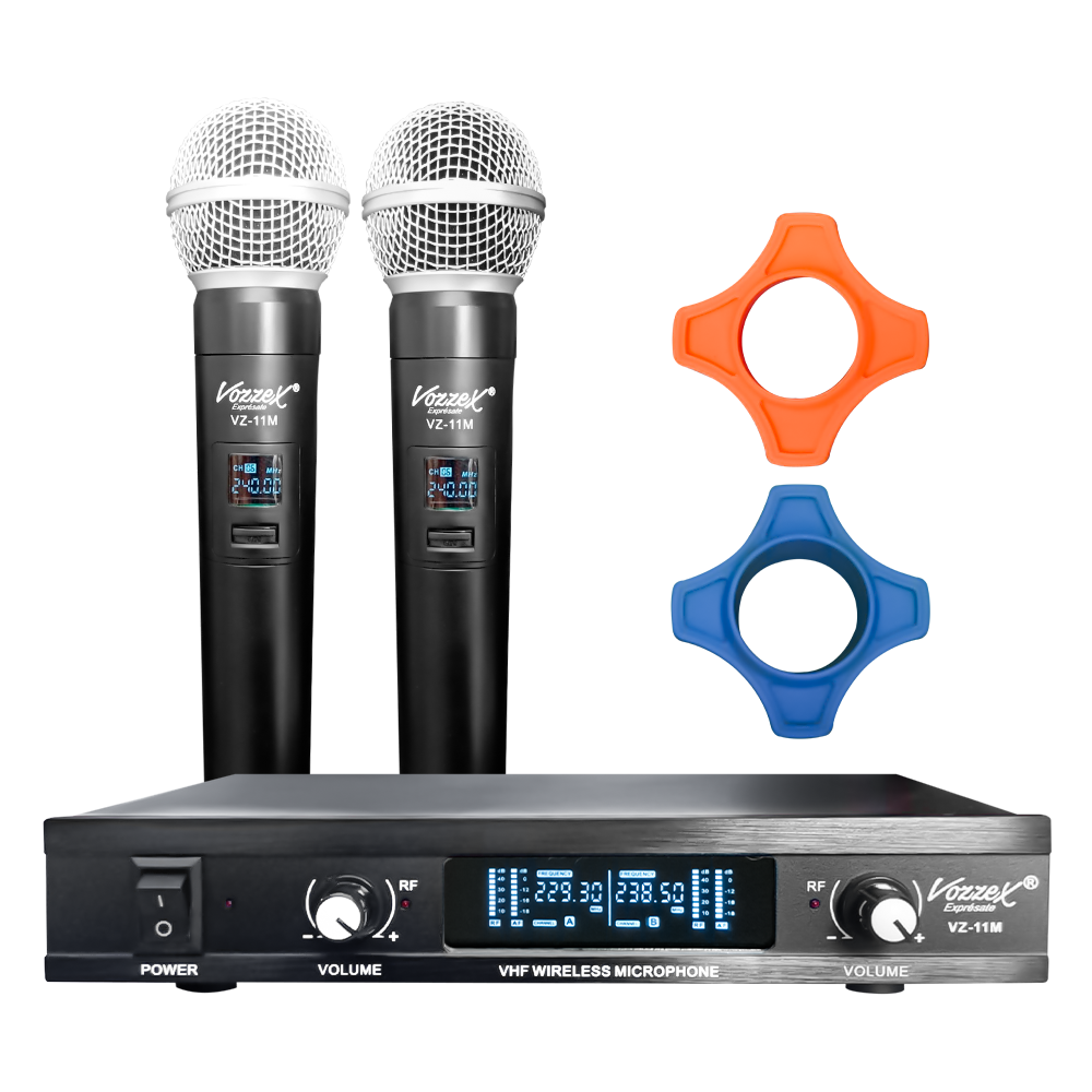 Par micrófono Vozzex inalámbrico - VZ-11M